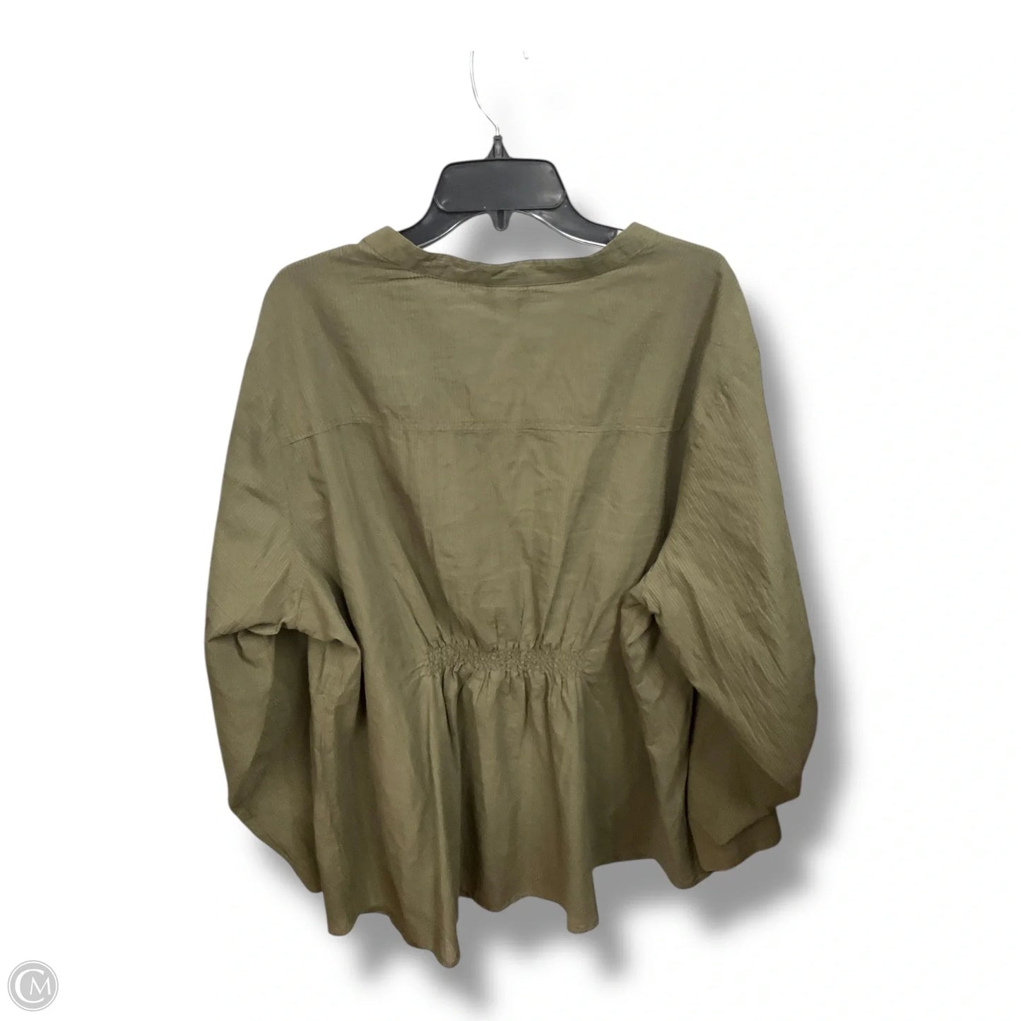 Top Long Sleeve By Torrid In Green, Size: 4x