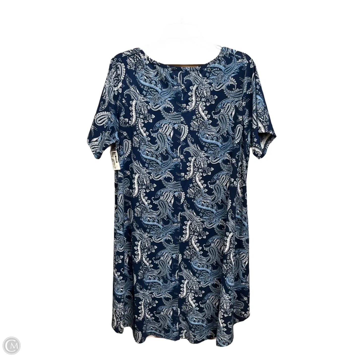 Dress Casual Midi By Cmc In Paisley Print, Size: 3x