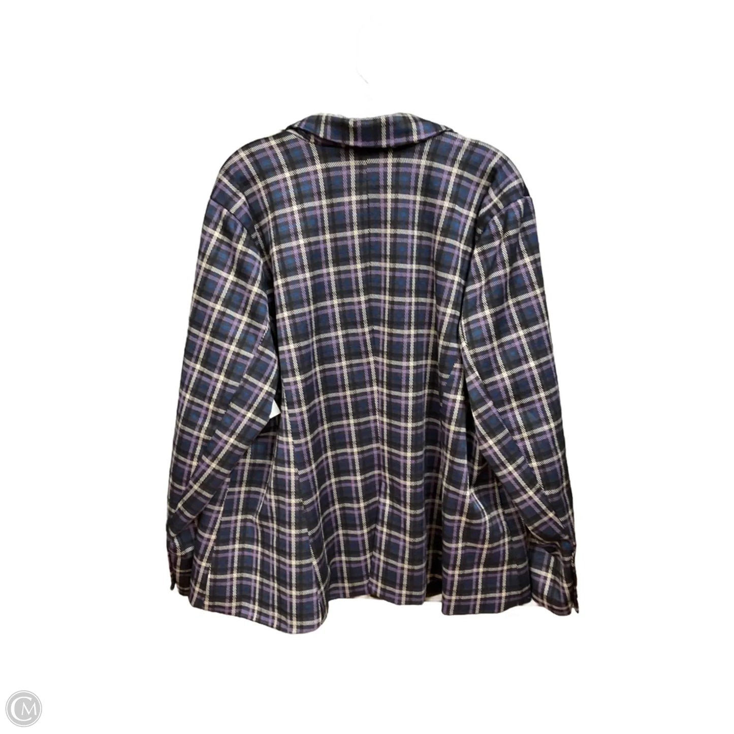 Blazer By Torrid In Plaid Pattern, Size: 3x