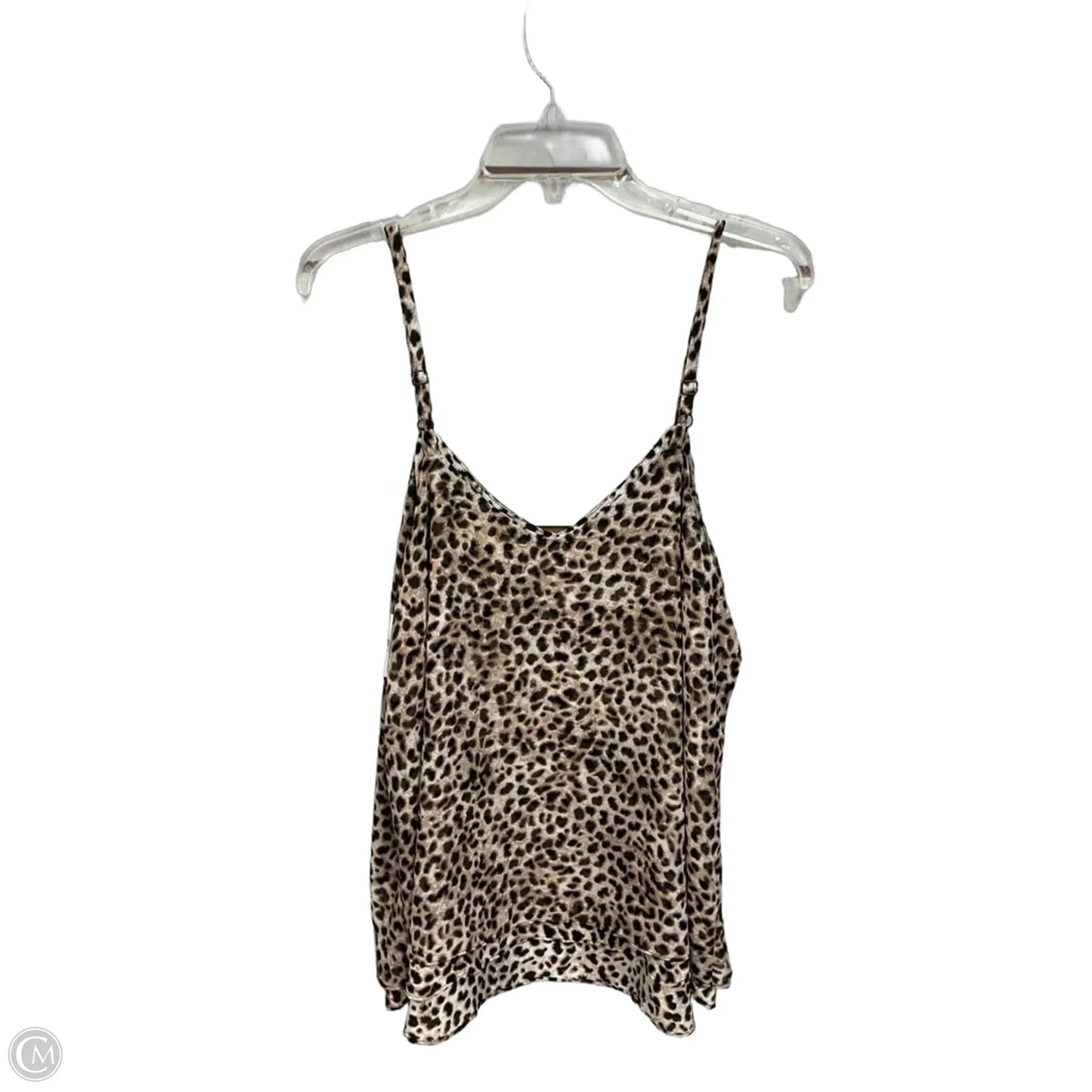 Top Sleeveless By Torrid In Leopard Print, Size: L