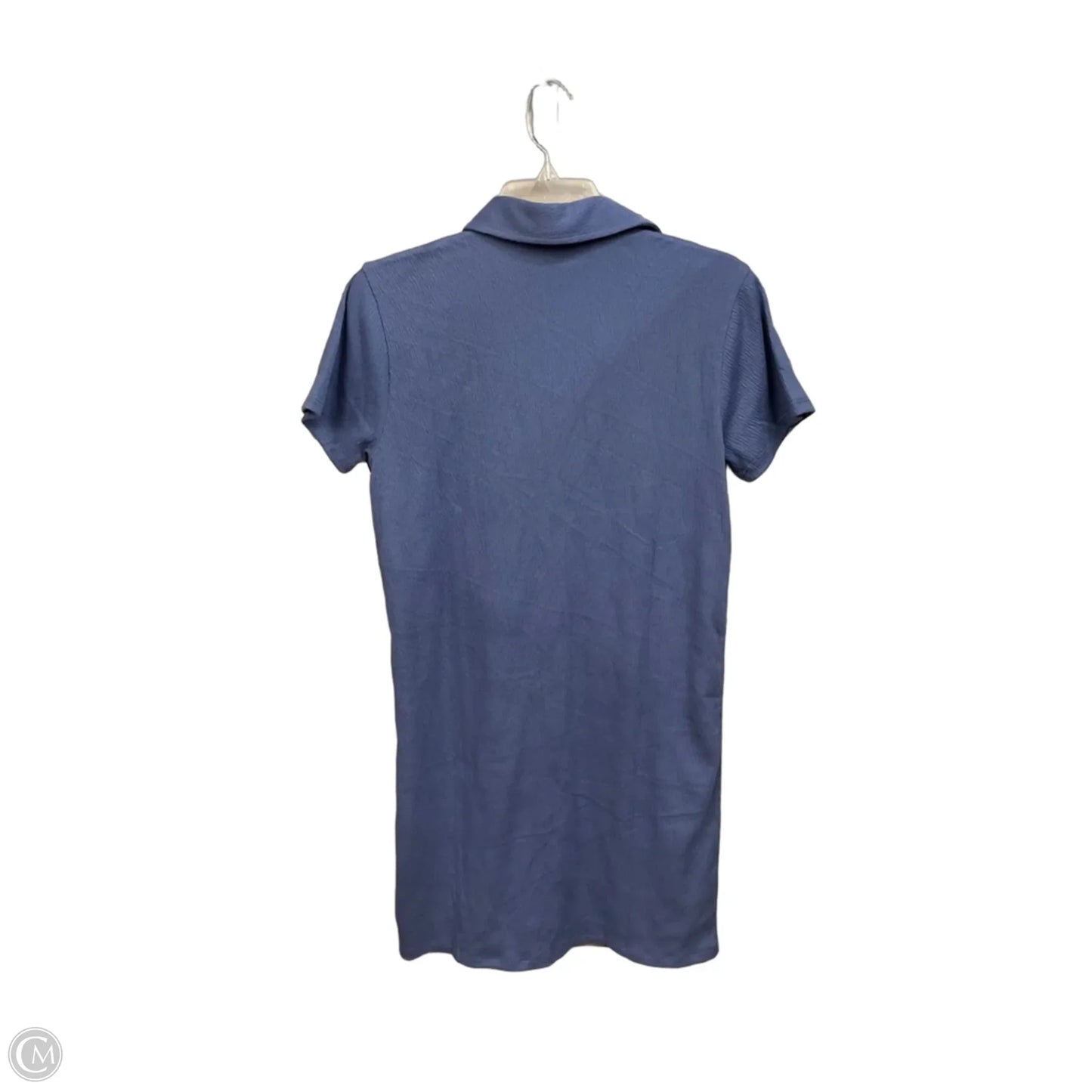Dress Casual Midi By Eddie Bauer In Blue, Size: S