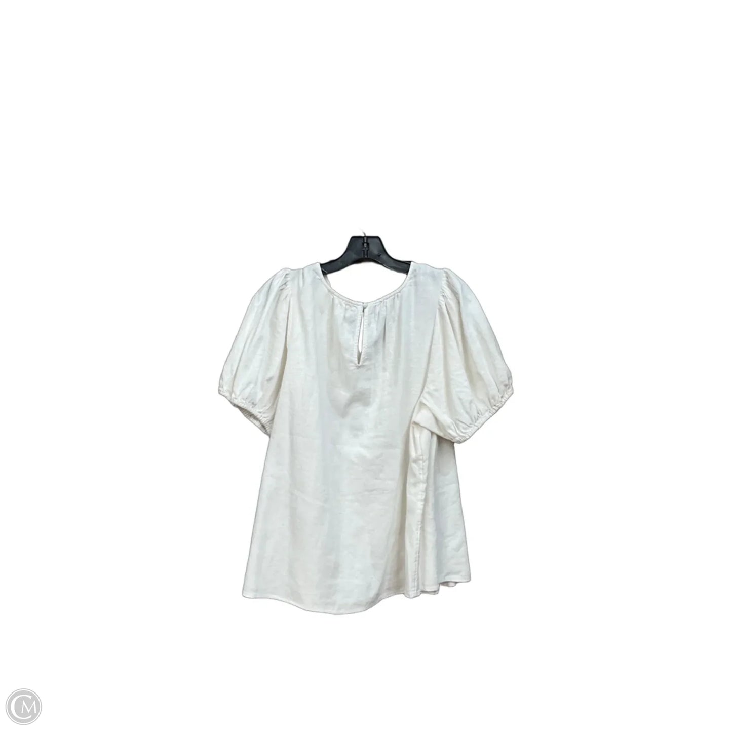 Top Short Sleeve By Lc Lauren Conrad In White, Size: 0x