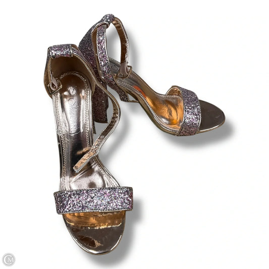 Shoes Heels Block By Cmc In Gold, Size: 7