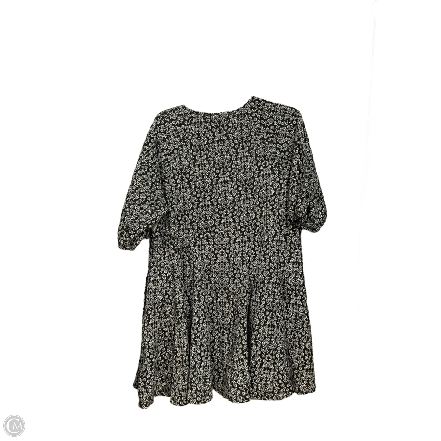 Tunic Short Sleeve By Universal Thread In Floral Print, Size: L