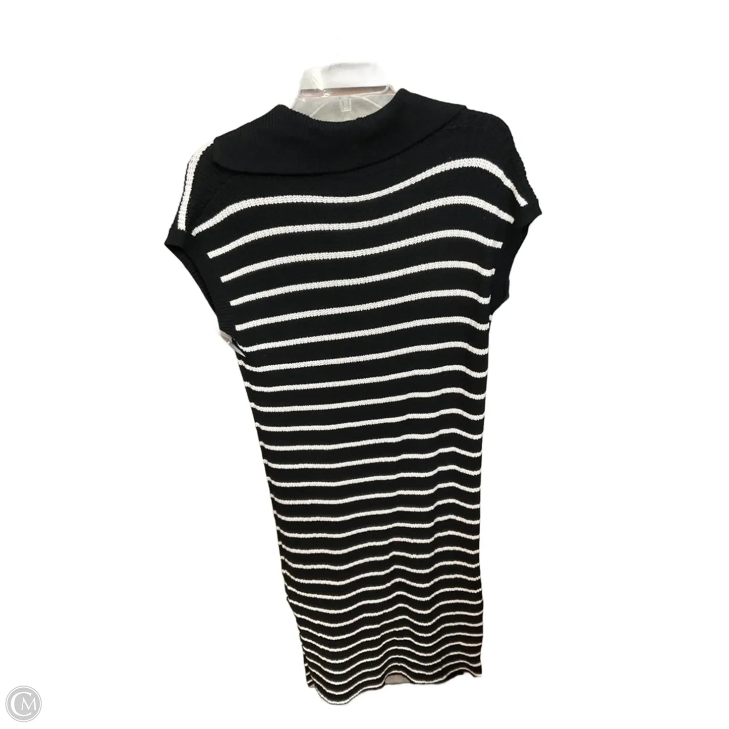 Dress Casual Midi By Zesica In Striped Pattern, Size: S