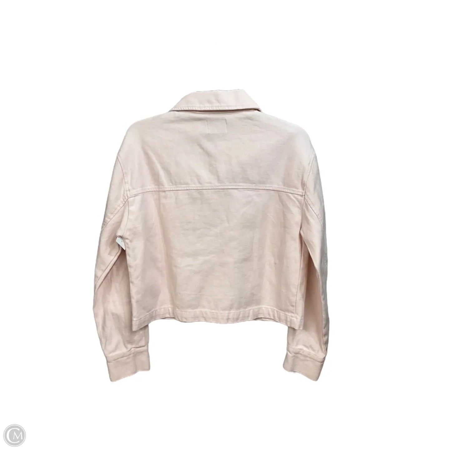 Jacket Denim By Nine West In Pink Denim, Size: S