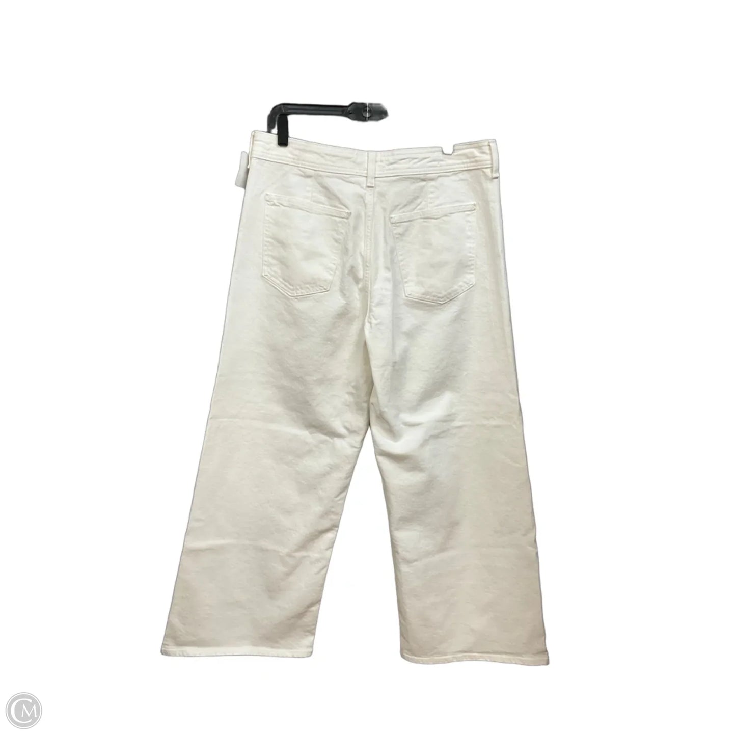 Jeans Wide Leg By Universal Thread In Cream Denim, Size: 14