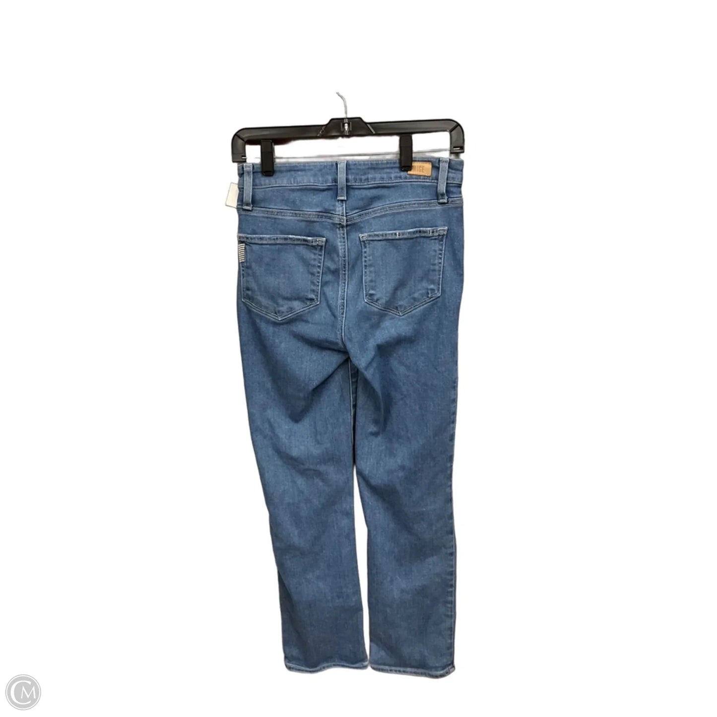 Jeans Straight By Paige In Blue Denim, Size: 4