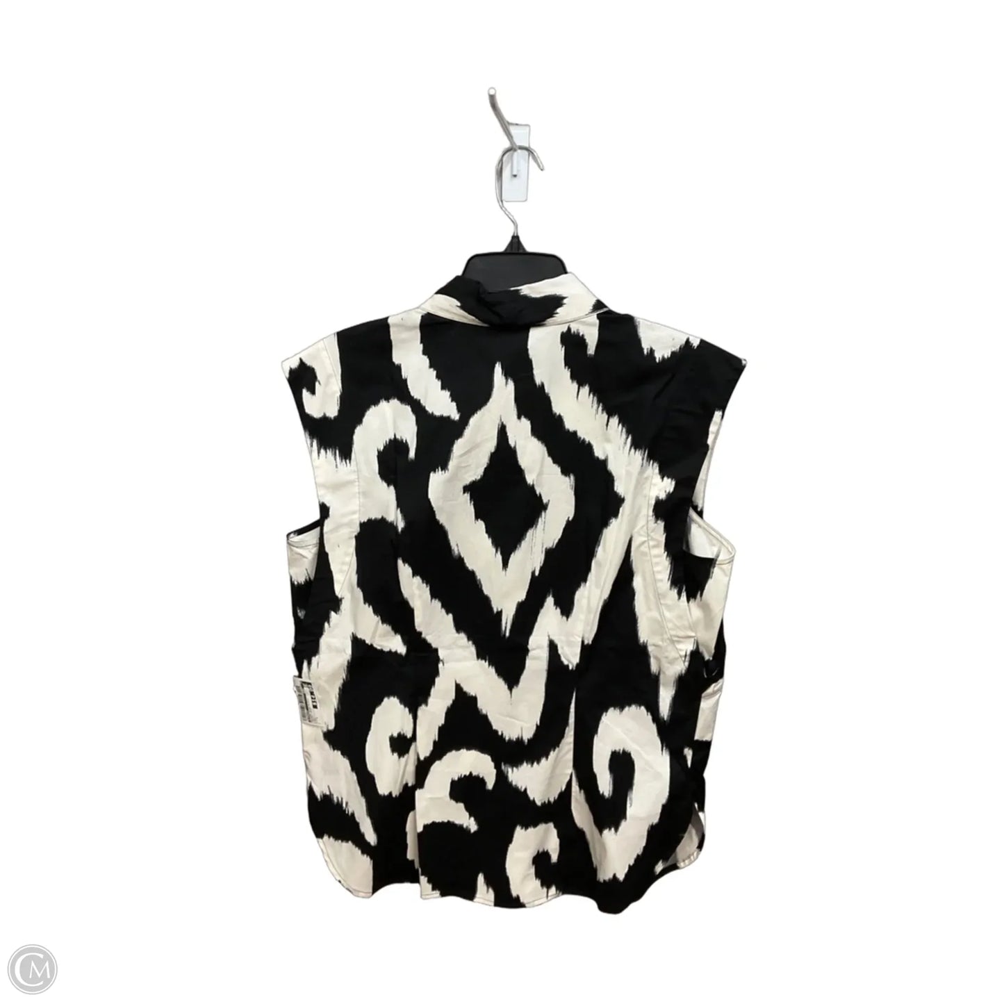 Blouse Sleeveless By Express In Animal Print, Size: L