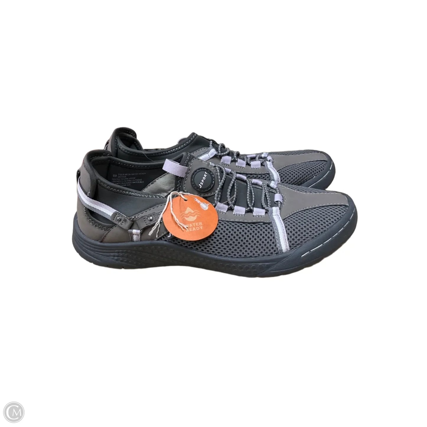 Shoes Athletic By Clothes Mentor In Grey & Purple, Size: 6