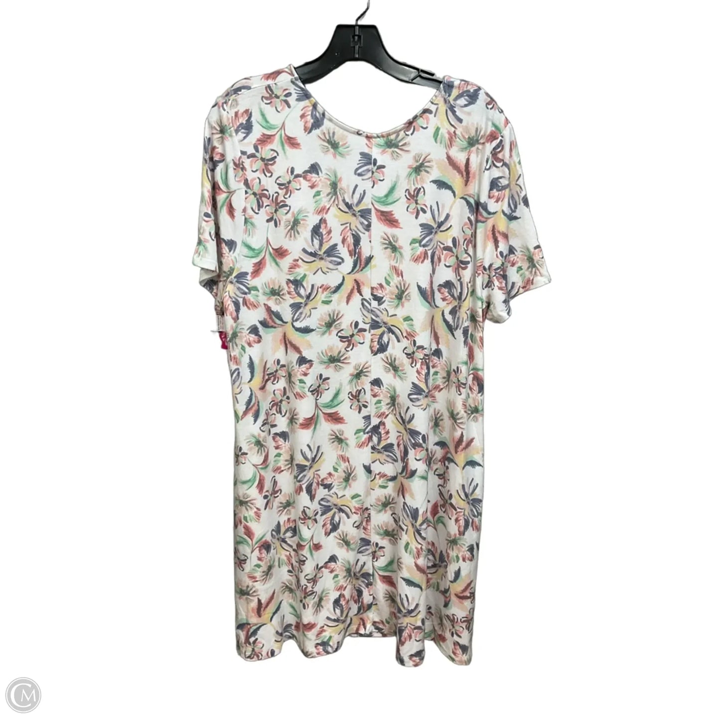 Dress Casual Short By Clothes Mentor In Floral Print, Size: 3x