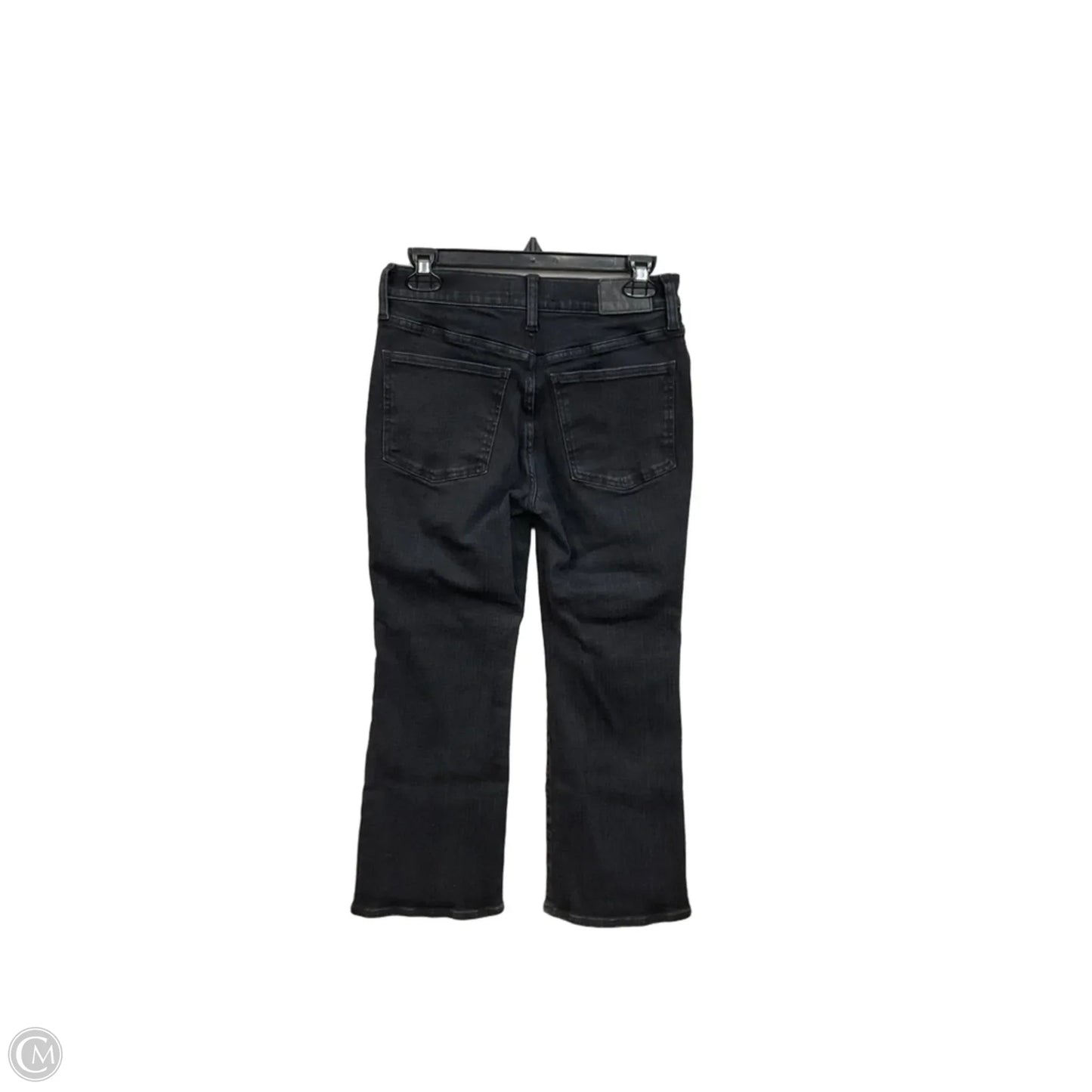 Jeans Boot Cut By Madewell In Black Denim, Size: 6p