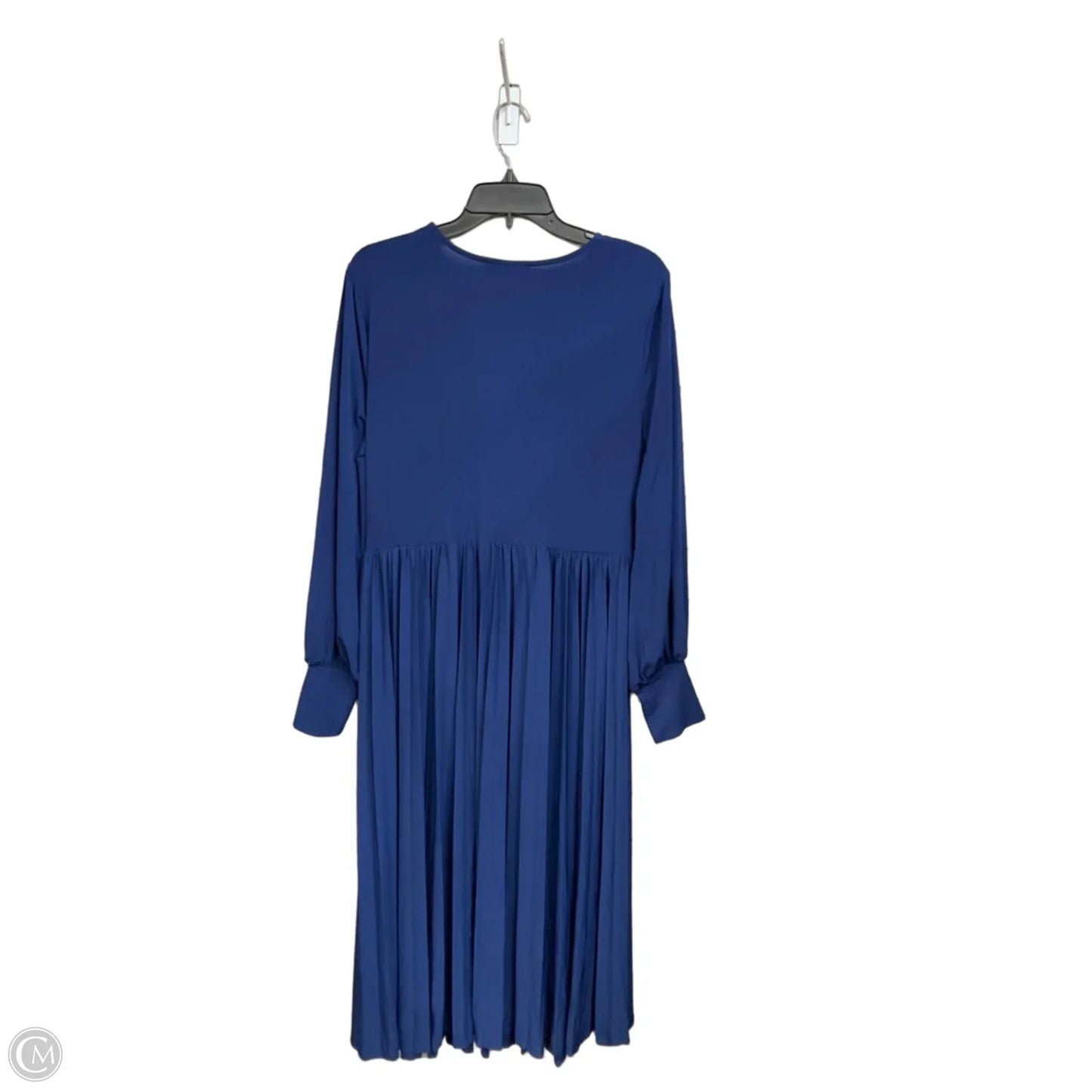 Dress Casual Midi By Eloquii In Navy, Size: Xl