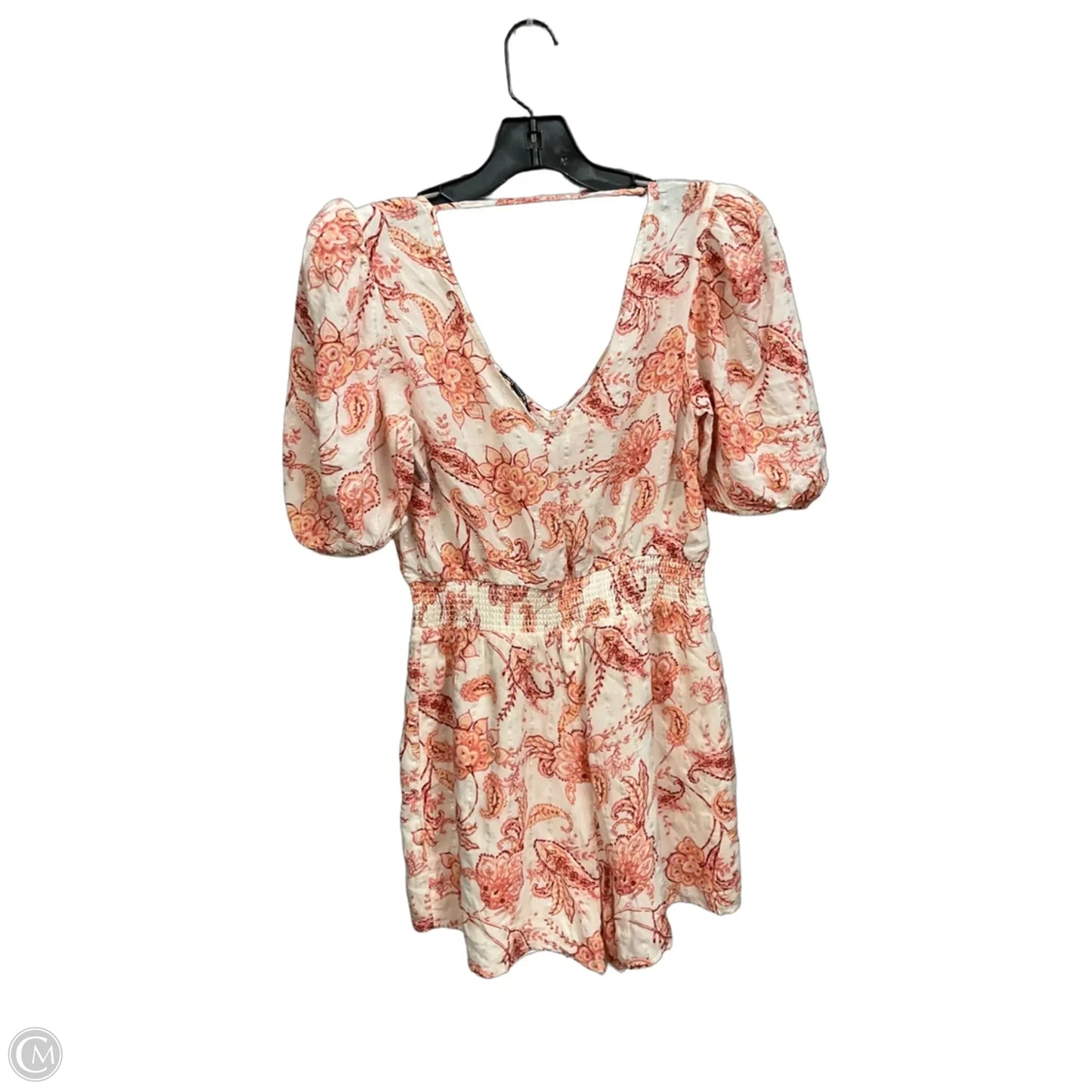 Romper By Express In Floral Print, Size: S