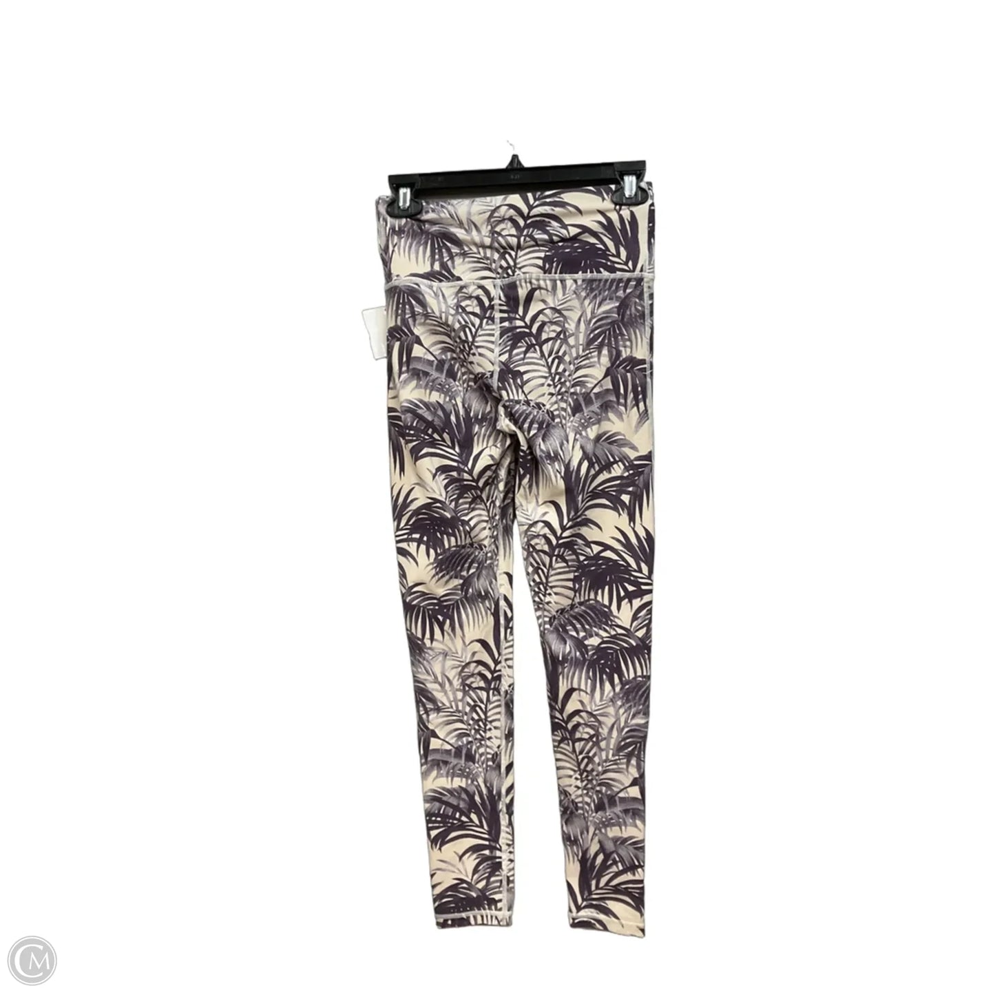 Athletic Leggings By Mono B In Tropical Print, Size: S