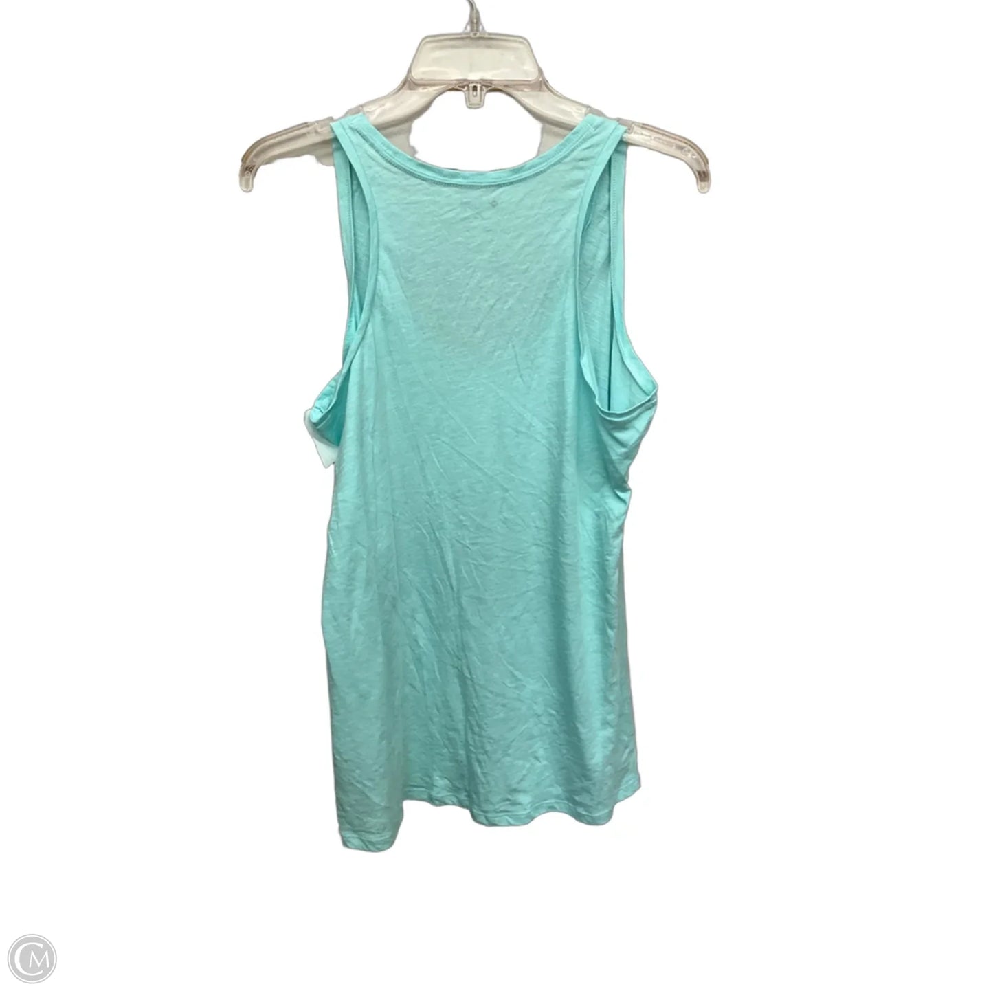Athletic Tank Top By Columbia In Aqua, Size: L