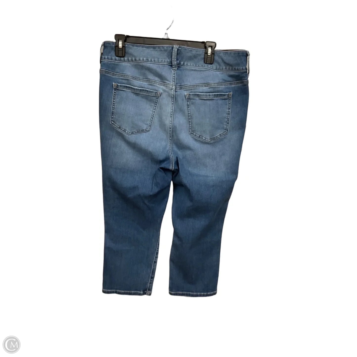 Jeans Cropped By Torrid In Blue Denim, Size: 16