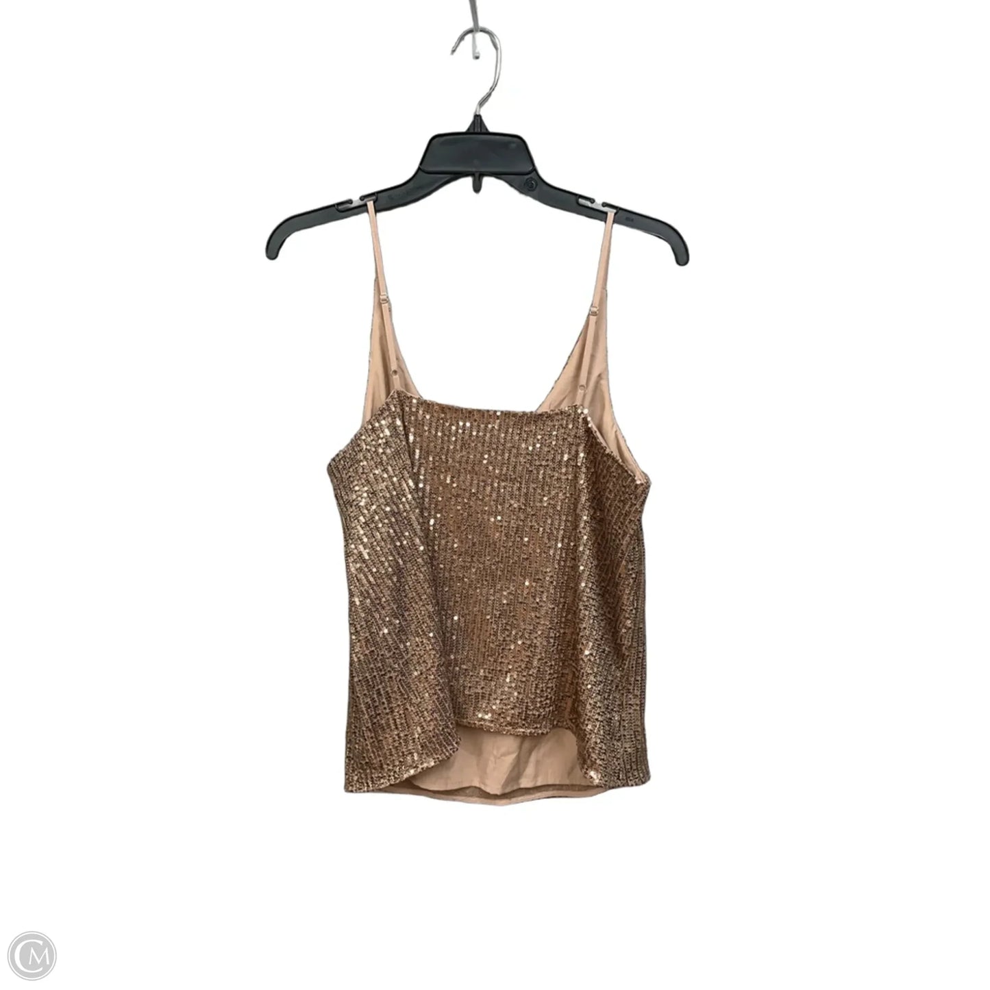 Top Sleeveless By Banana Republic In Rose Gold, Size: M