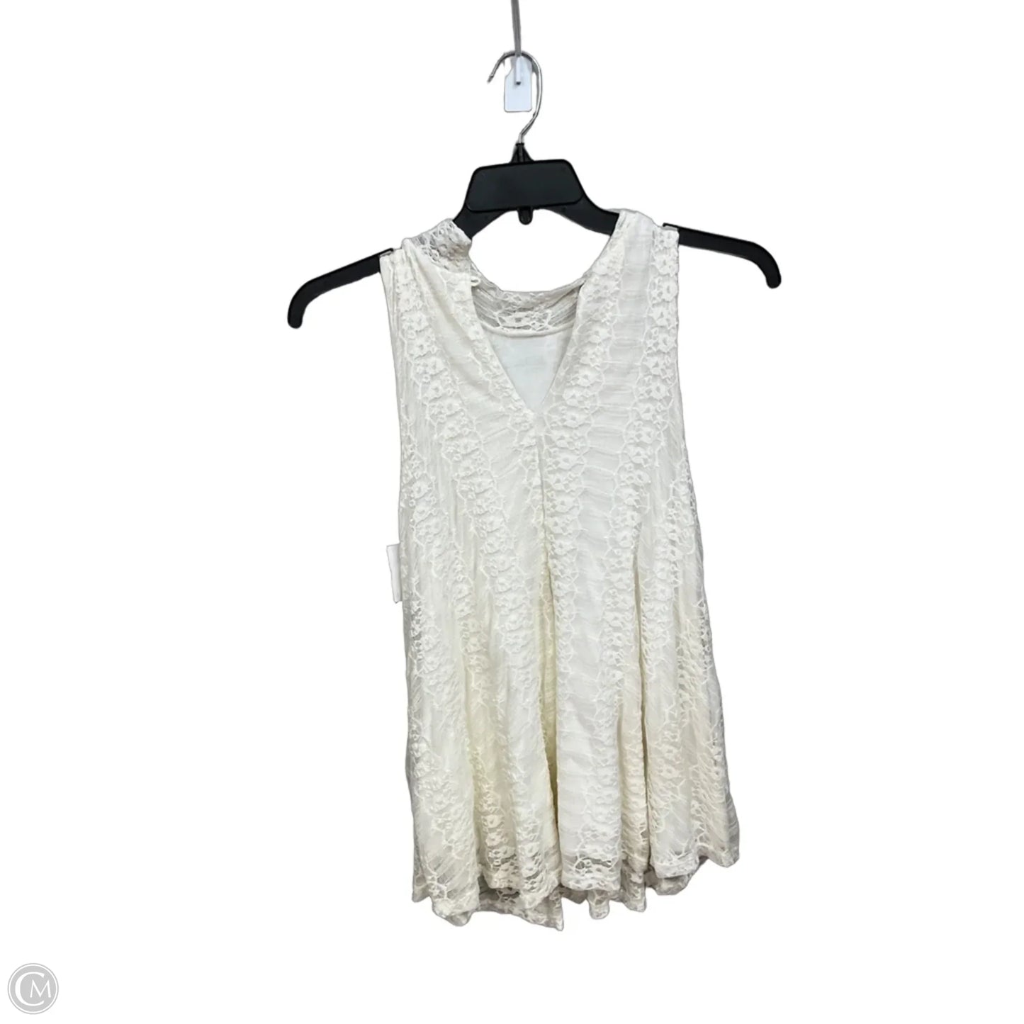 Top Sleeveless By Allison Joy In Cream, Size: M