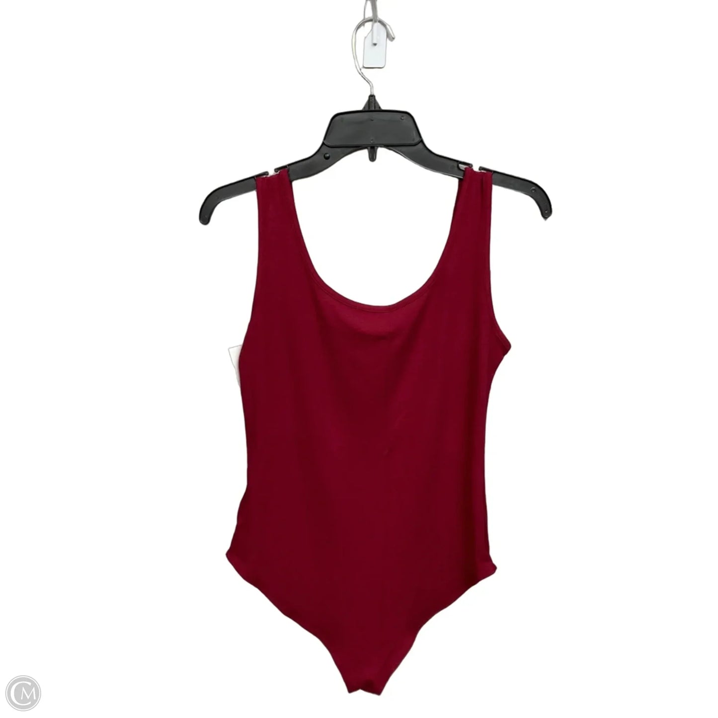 Bodysuit By Mangopop In Maroon, Size: Xl