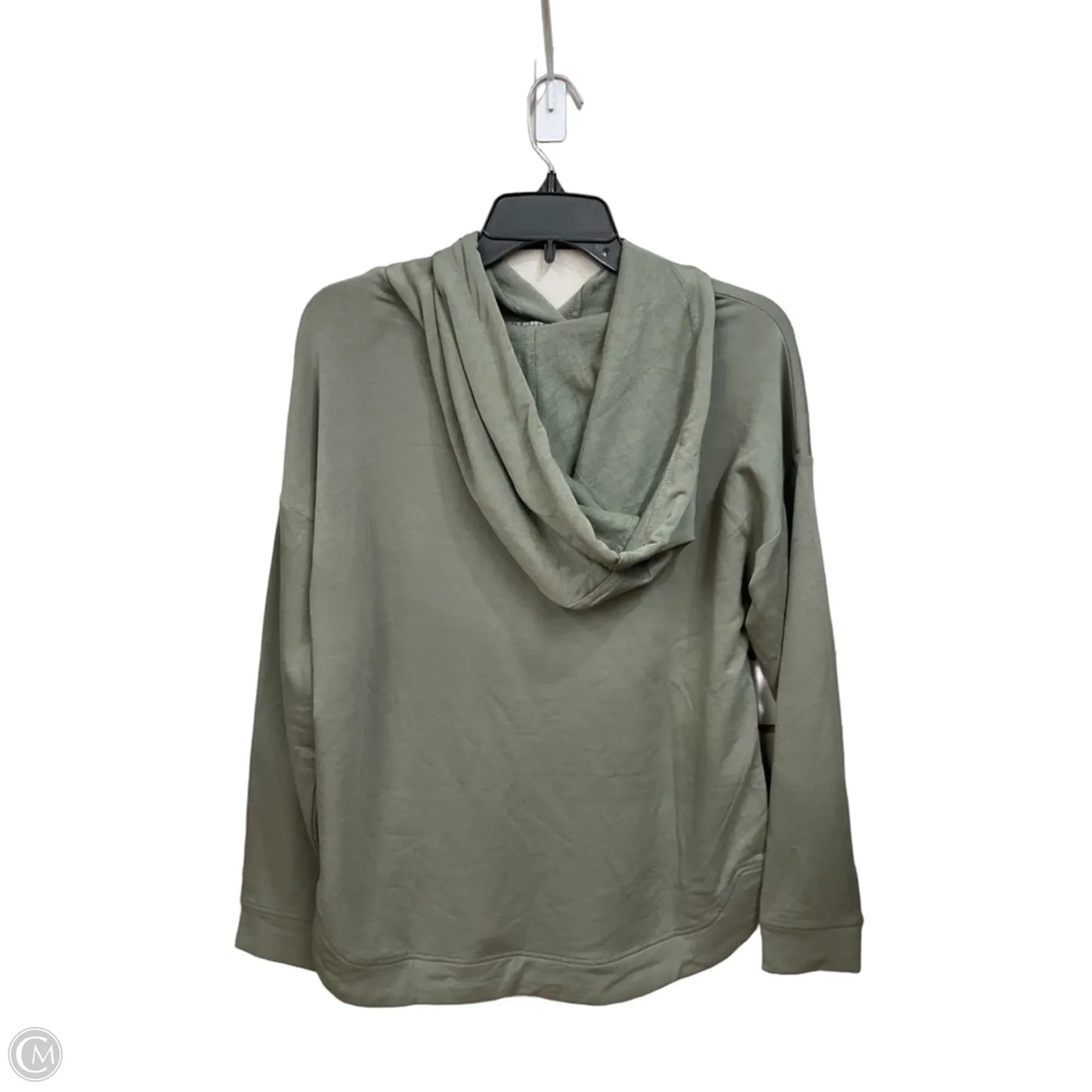 Athletic Top Long Sleeve Hoodie By Clothes Mentor In Green, Size: S