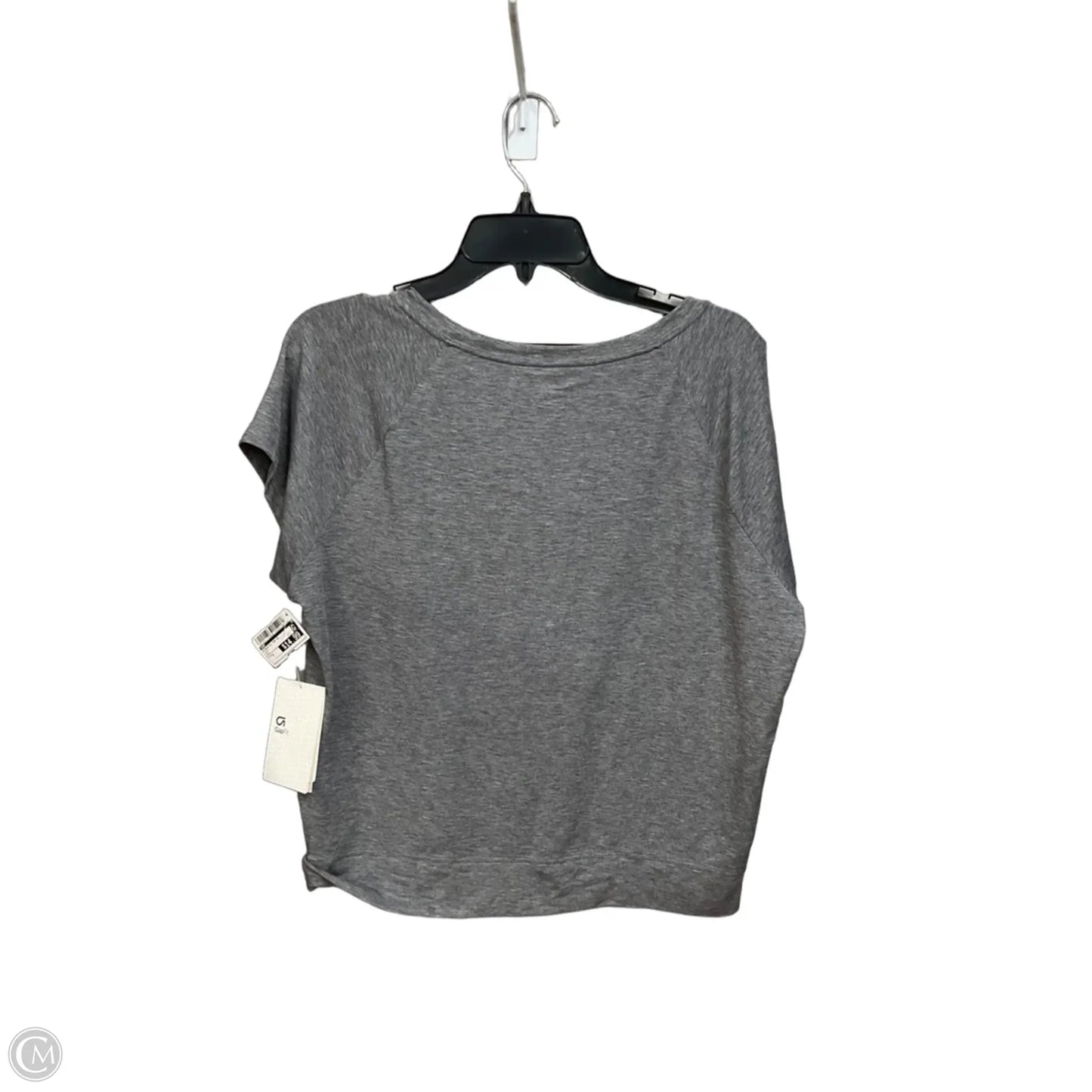 Athletic Top Short Sleeve By Gap In Grey, Size: S