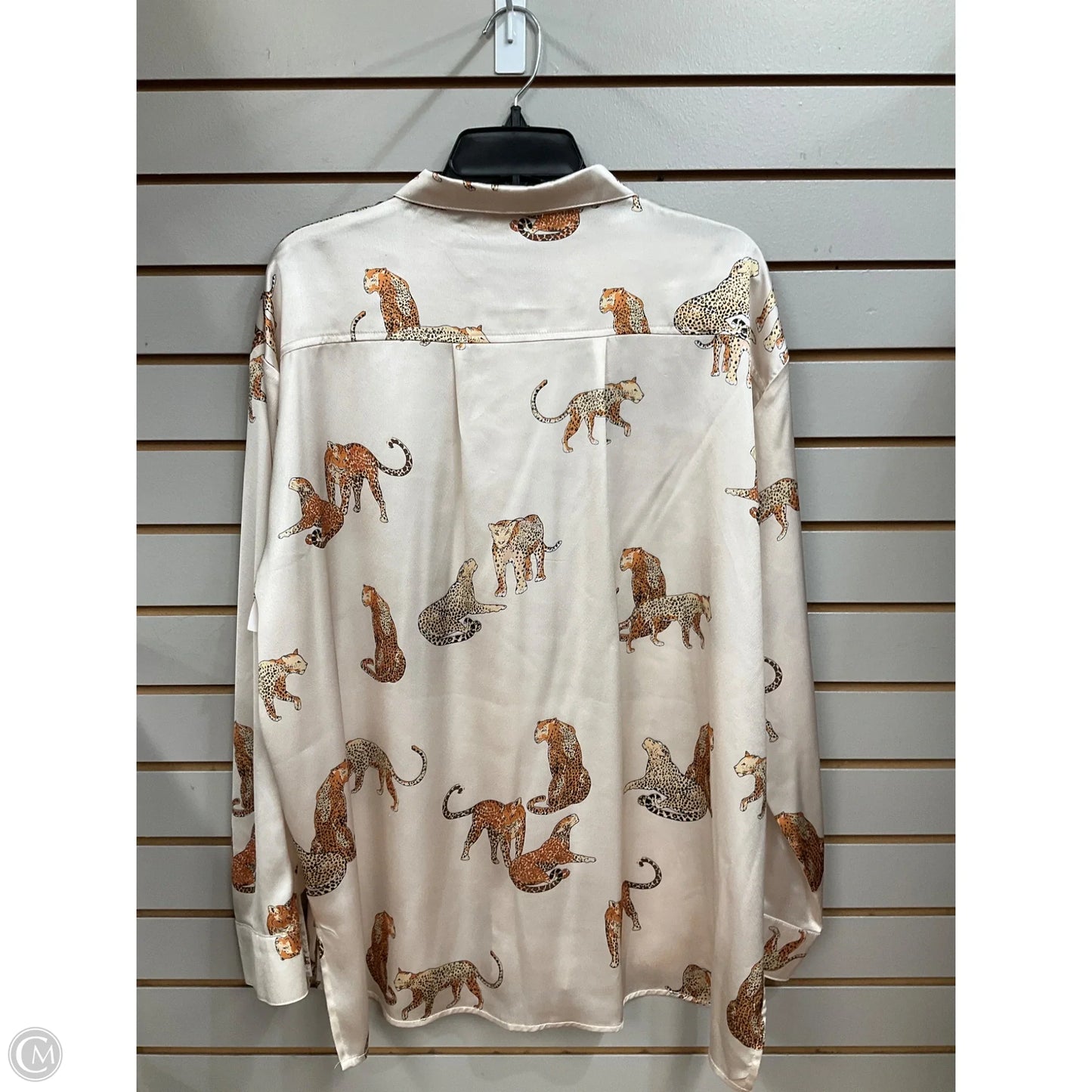 Blouse Long Sleeve By Umgee In Animal Print, Size: Xl