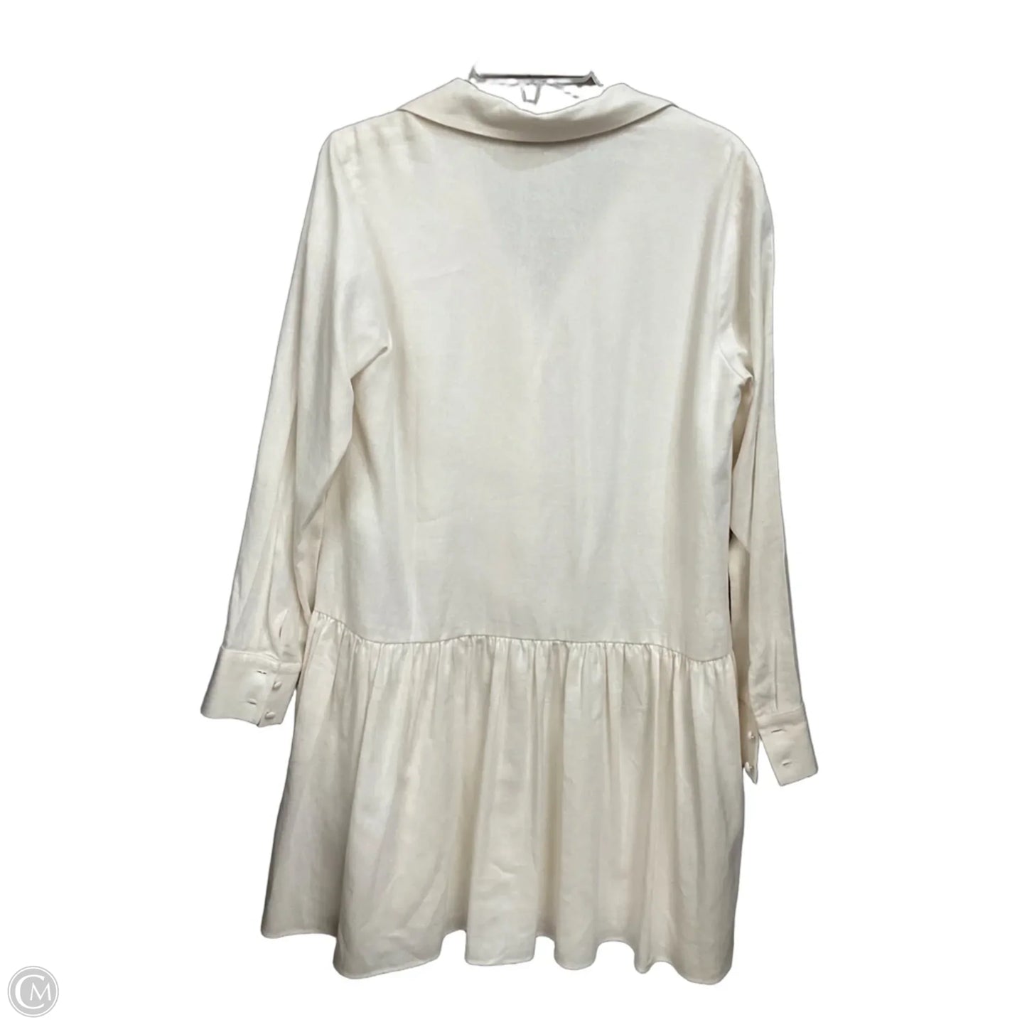 Dress Designer By Karl Lagerfeld In Cream, Size: M