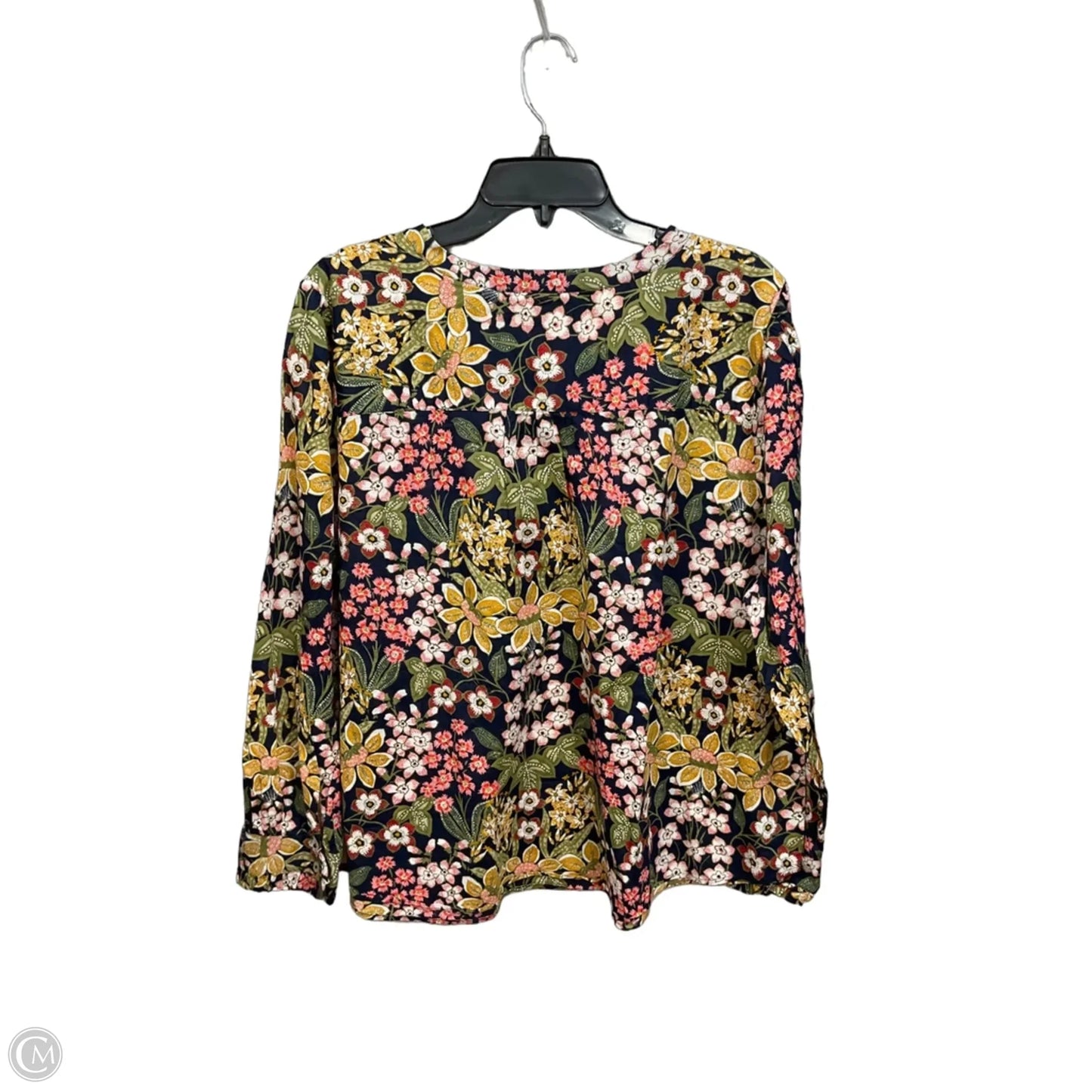 Top Long Sleeve By Talbots In Floral Print, Size: 3x
