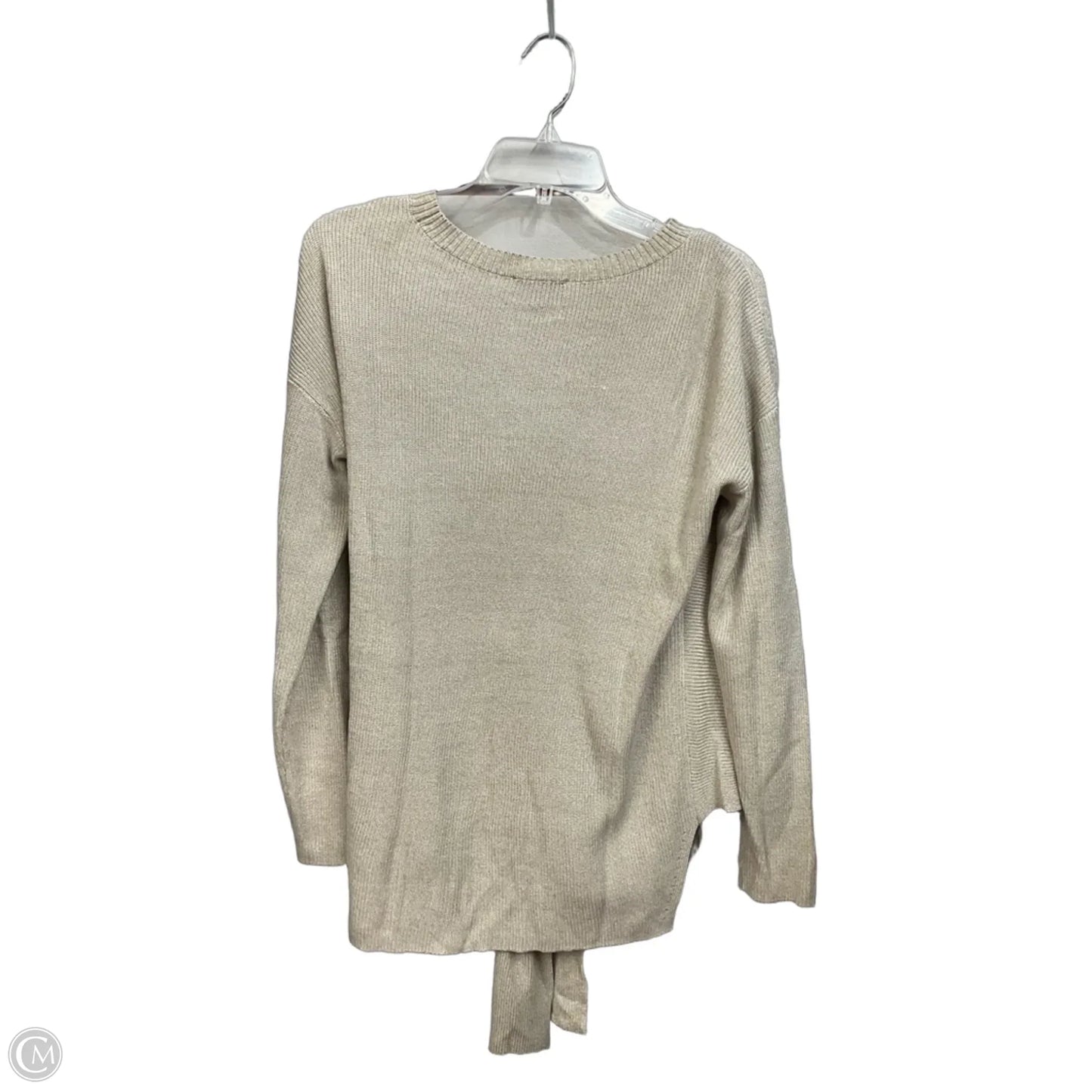 Top Long Sleeve By Tribal In Beige, Size: L