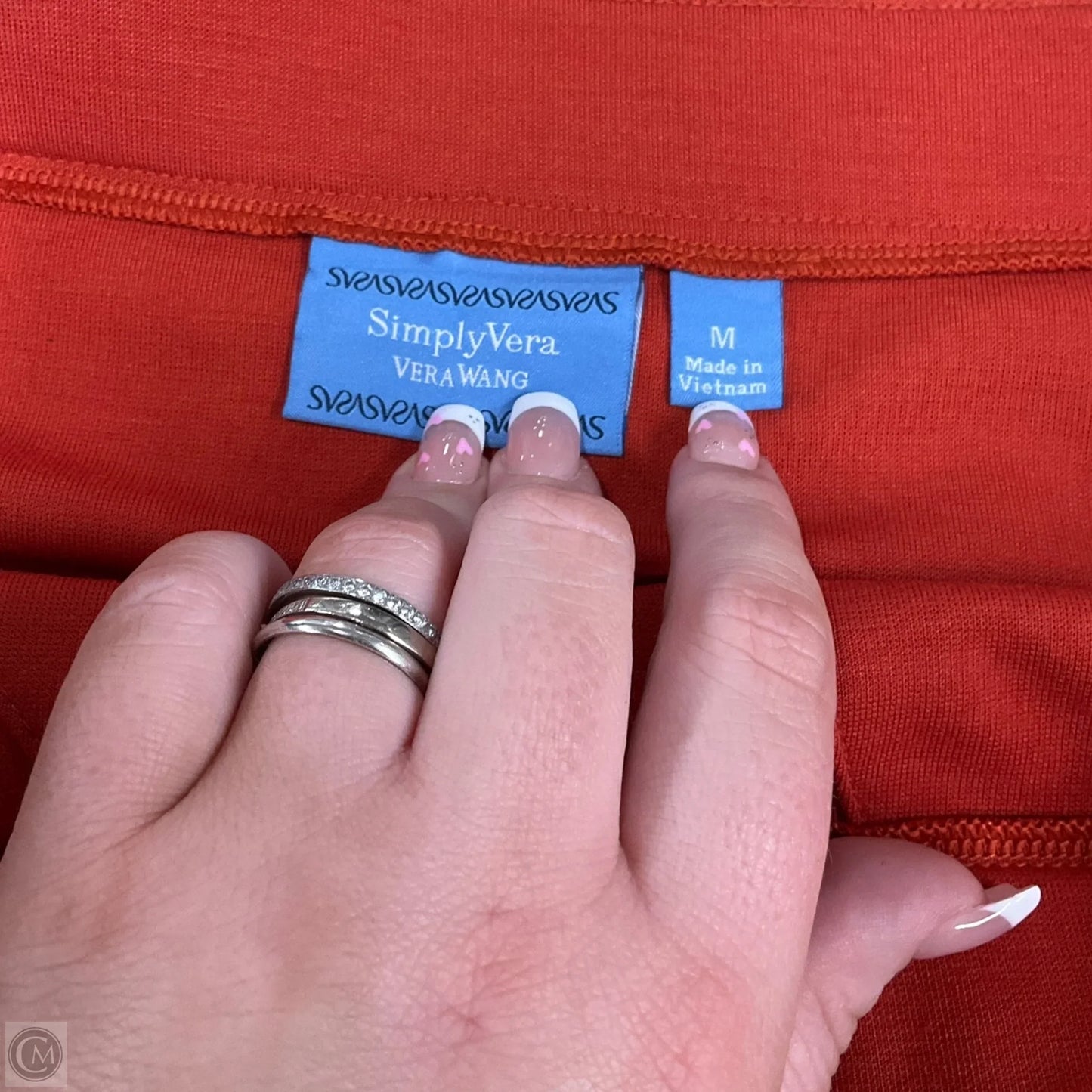 Skirt Designer By Vera Wang In Orange, Size: M