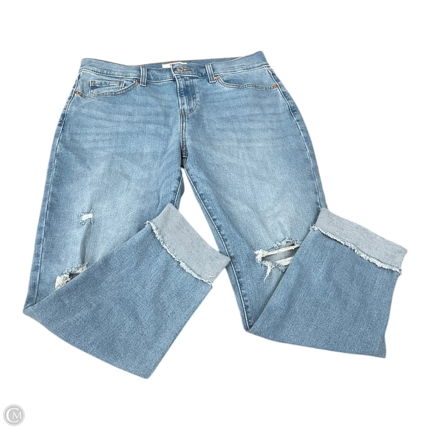 Jeans Boyfriend By Denizen By Levis In Blue Denim, Size: 4