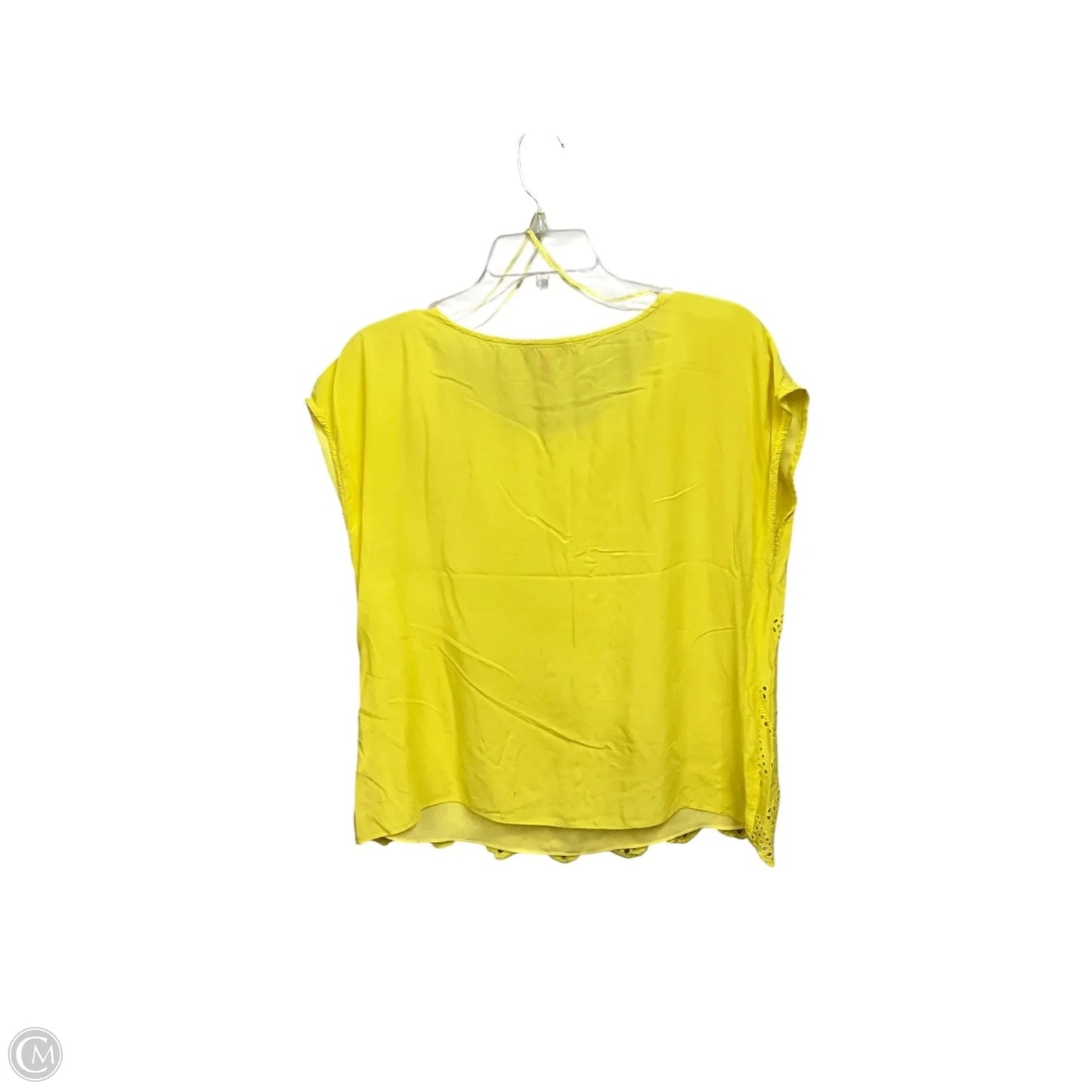 Top Sleeveless By Vince Camuto In Yellow, Size: M