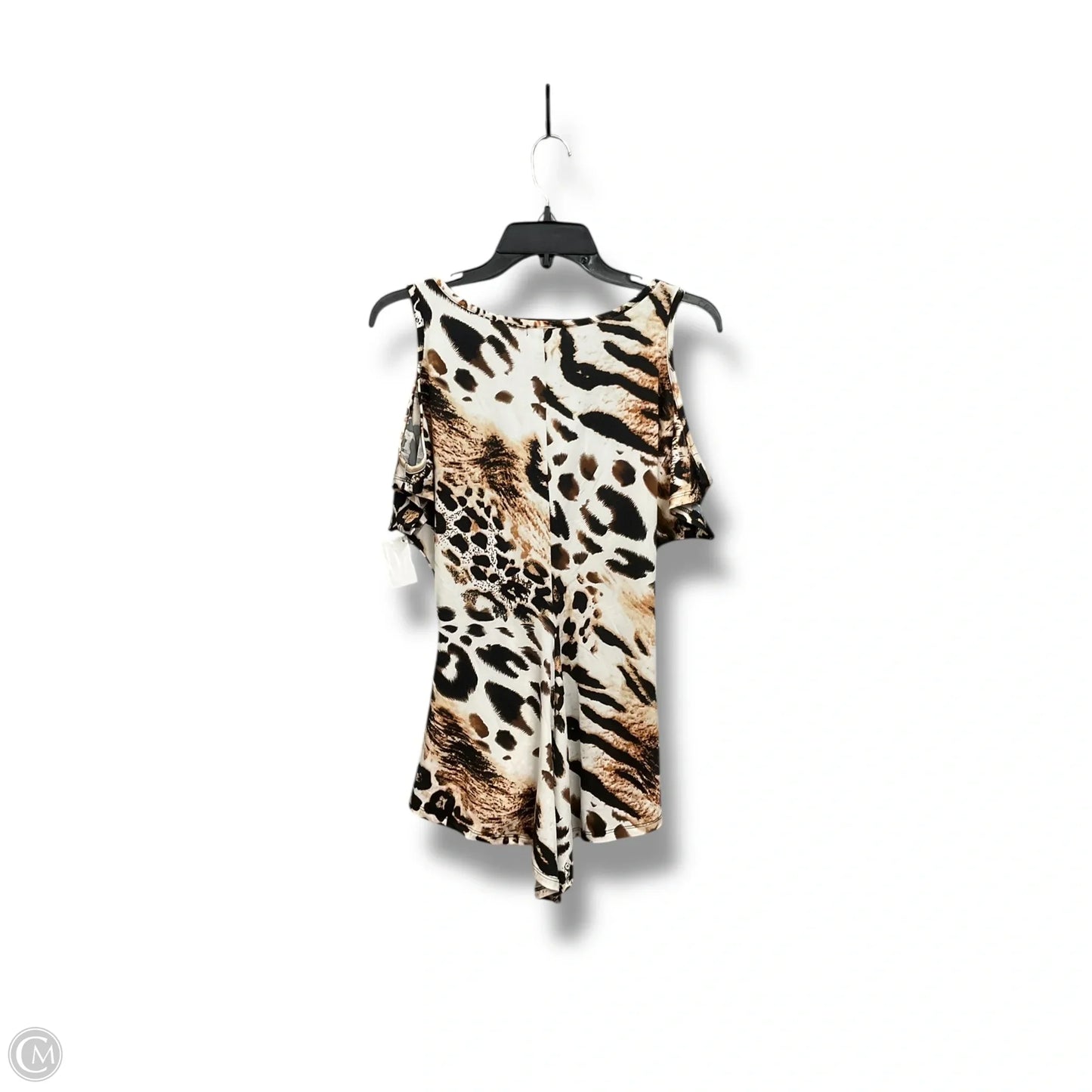 Top Sleeveless By Venus In Animal Print, Size: S