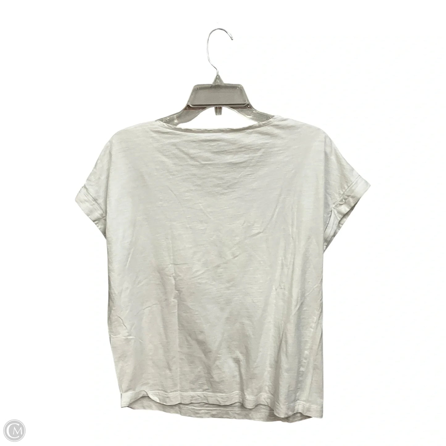 Top Short Sleeve By Cabi In White, Size: S