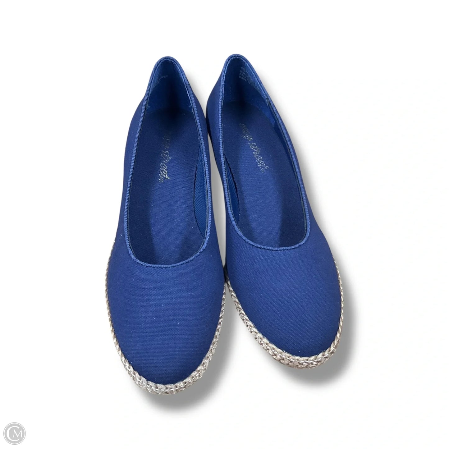 Shoes Heels Wedge By Clothes Mentor In Navy, Size: 7