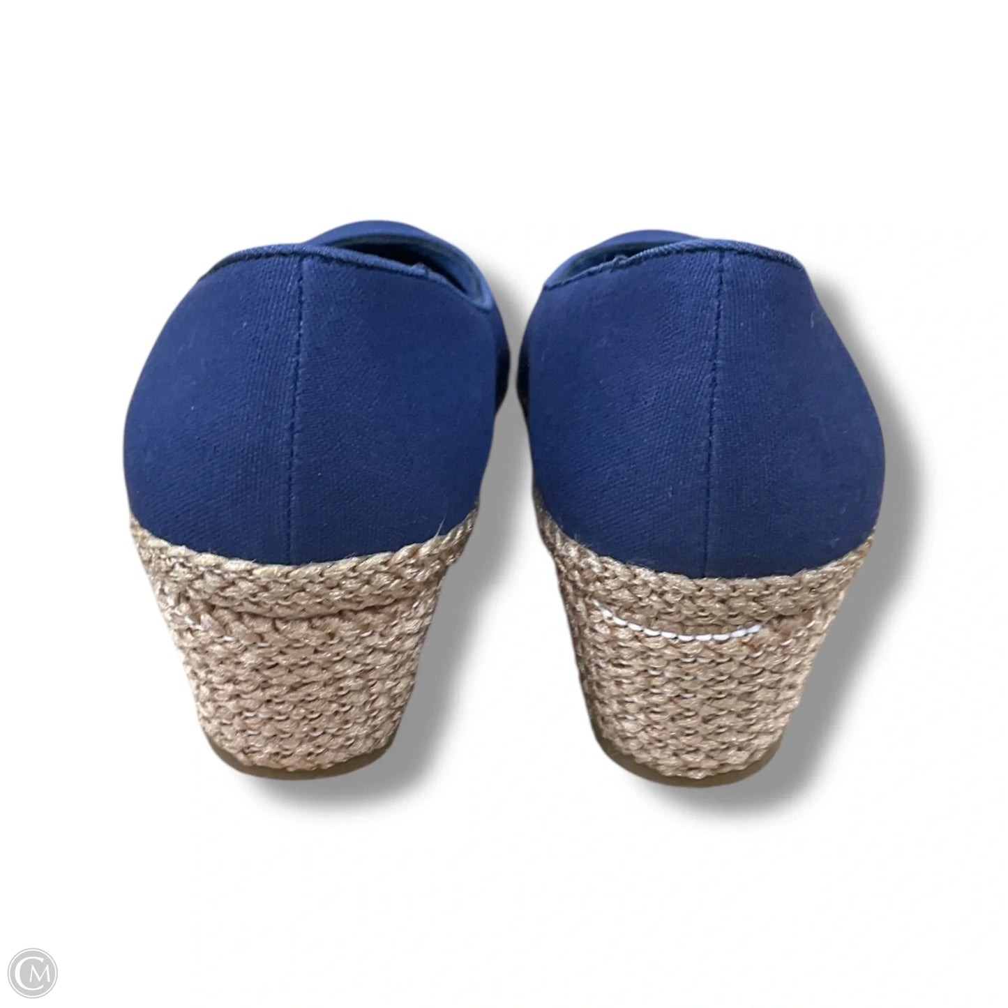 Shoes Heels Wedge By Clothes Mentor In Navy, Size: 7