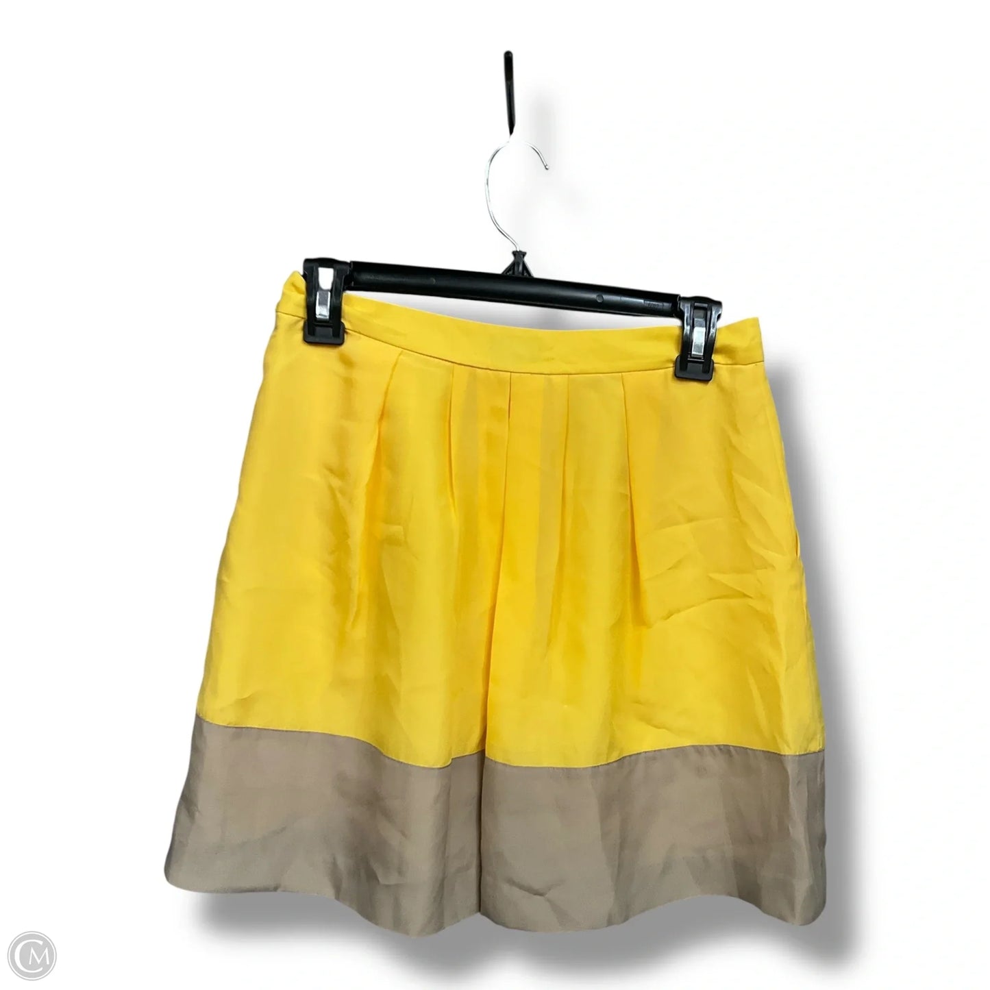 Skirt Mini & Short By J. Crew In Yellow, Size: 2