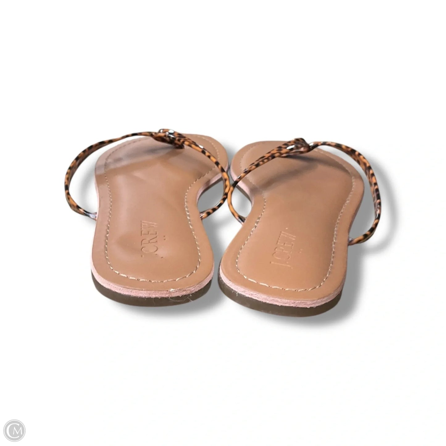 Sandals Flip Flops By J. Crew In Animal Print, Size: 7