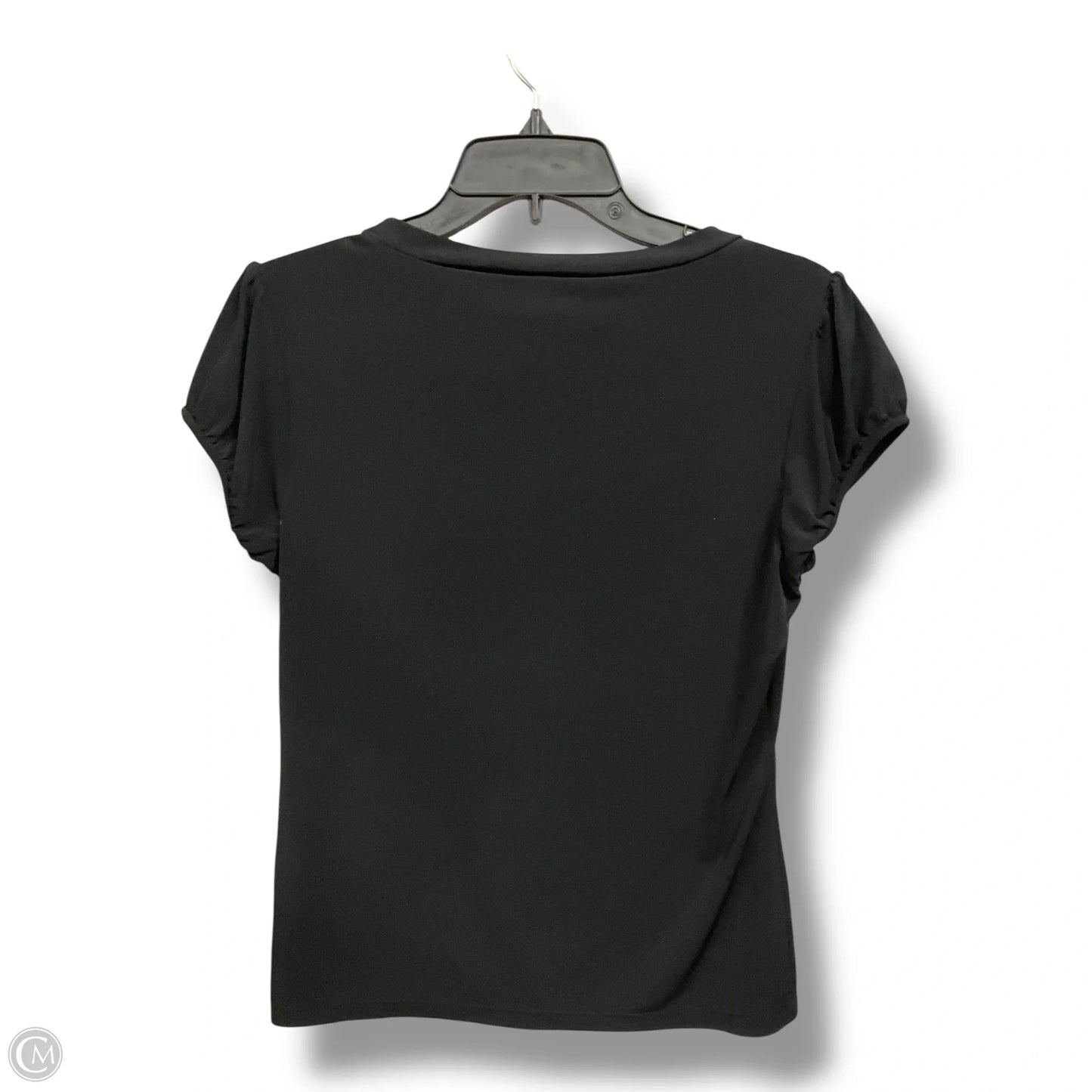 Top Short Sleeve By Worthington In Black, Size: M