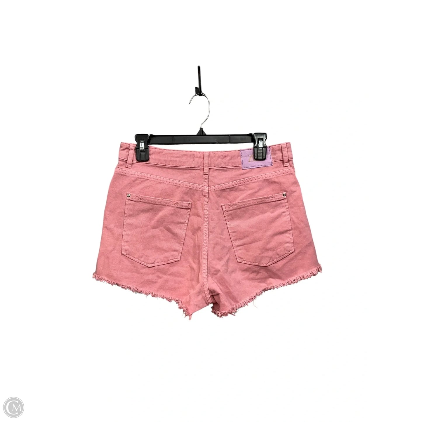 Shorts By Zara In Pink Denim, Size: 10