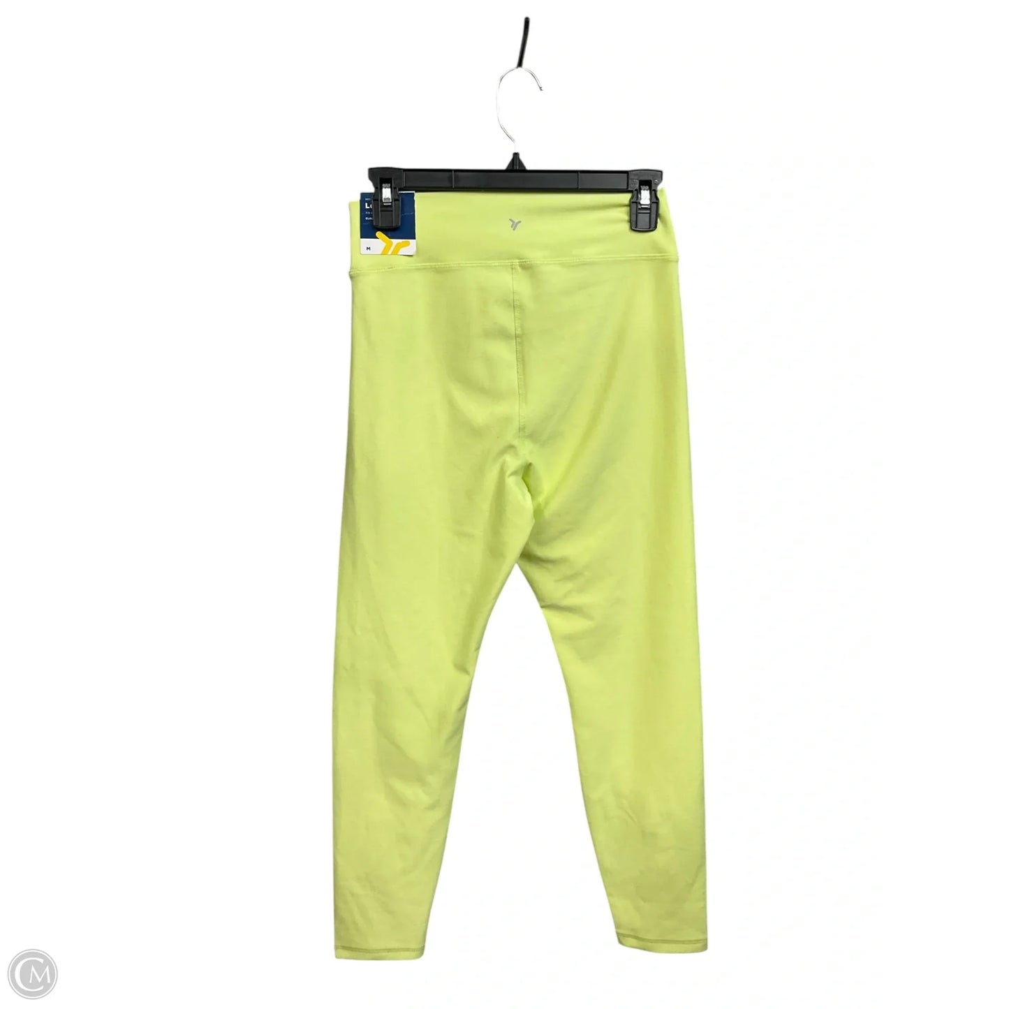 Athletic Leggings By Old Navy In Yellow, Size: M