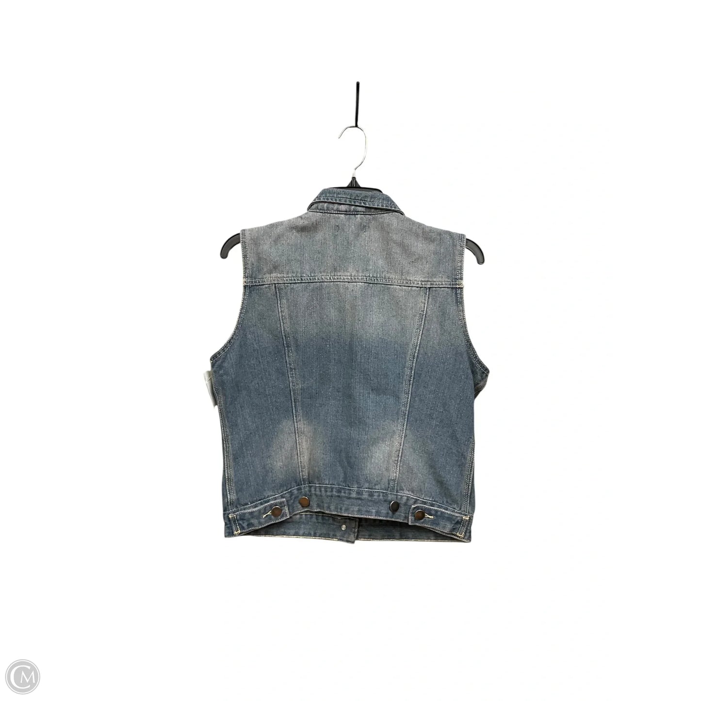 Athletic Top Short Sleeve By Adidas In Grey, Size: S