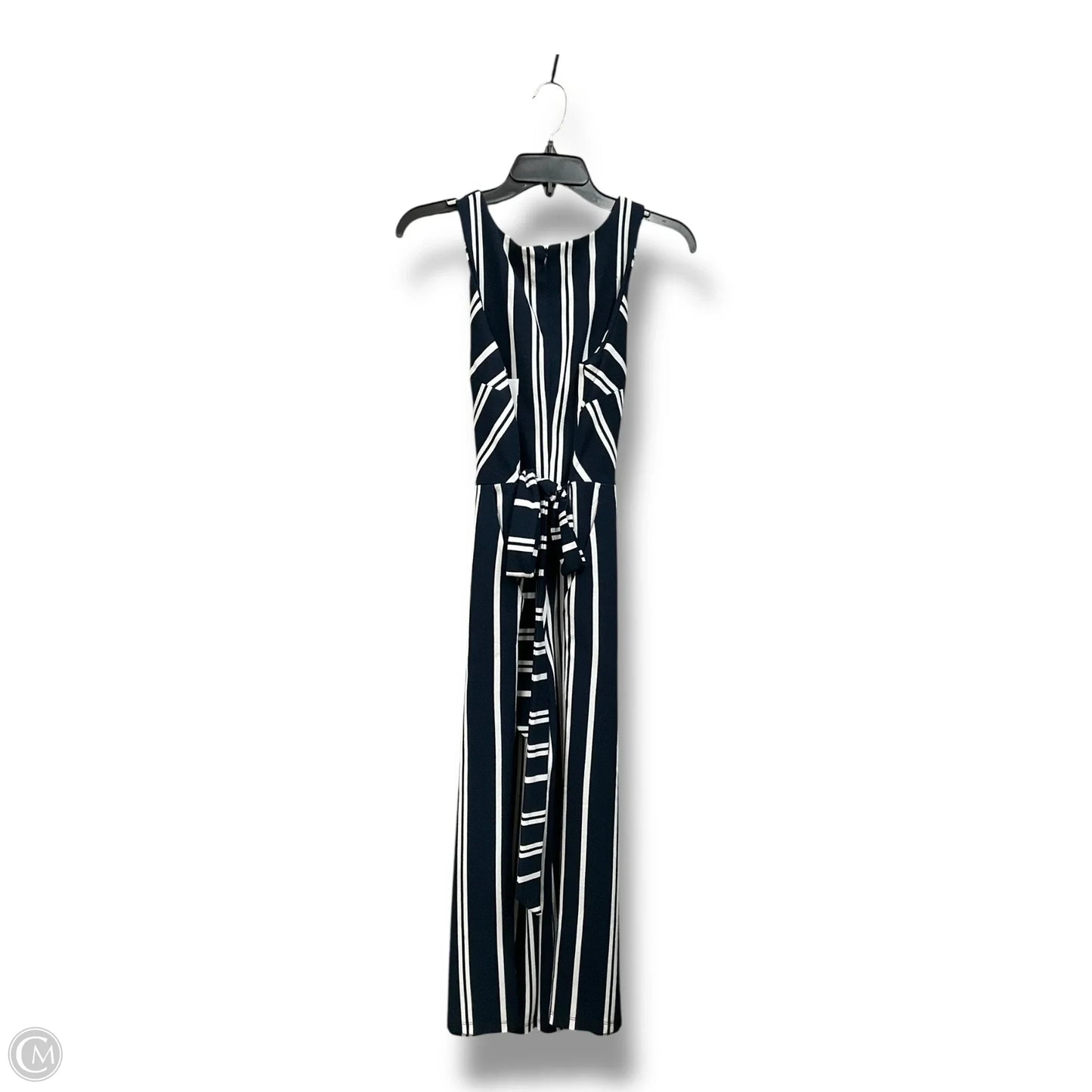 Jumpsuit By Ann Taylor In Blue & White, Size: S