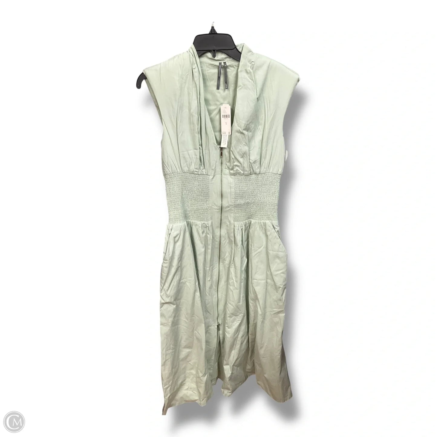 Dress Casual Midi By Anthropologie In Green, Size: M