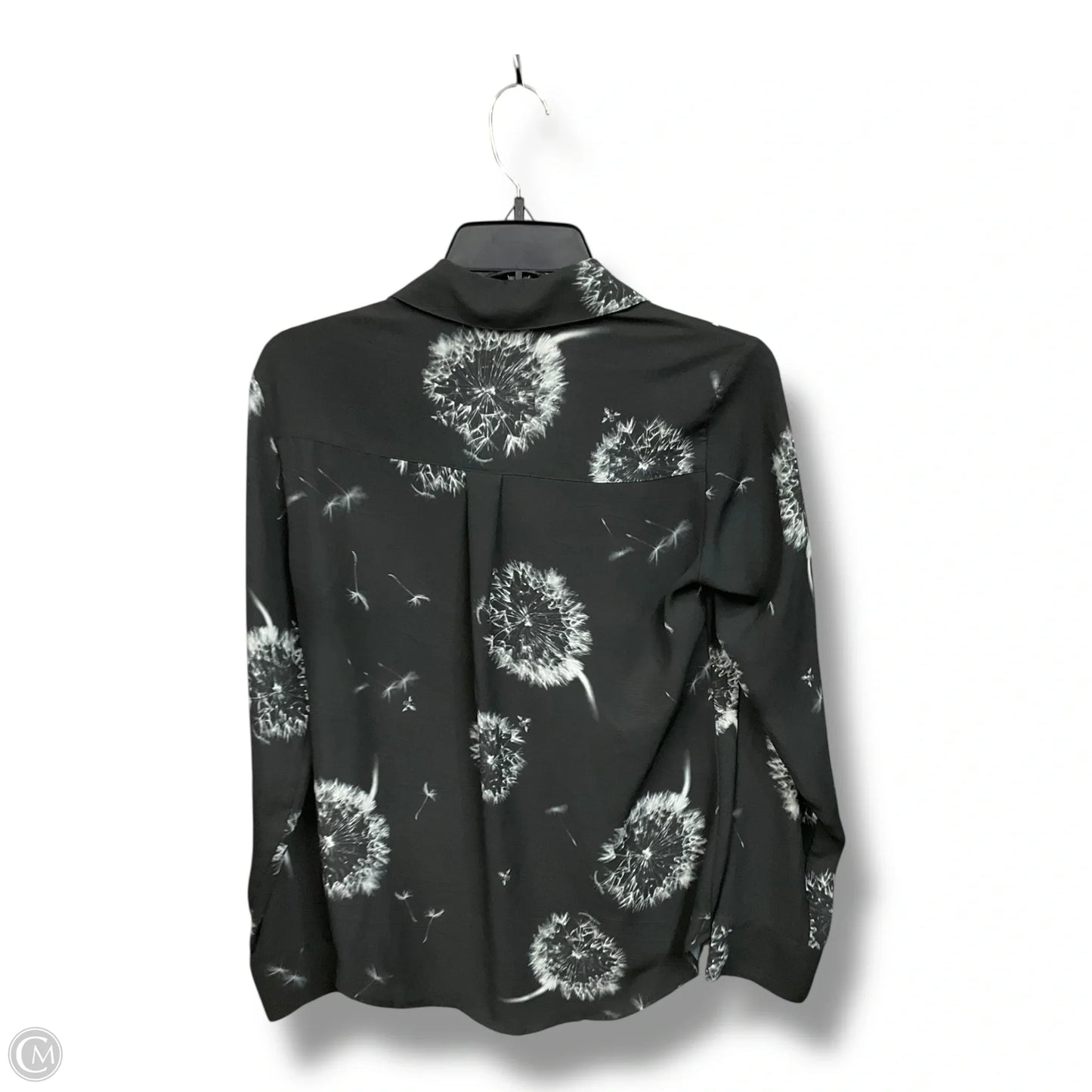 Blouse Long Sleeve By Express In Green, Size: S