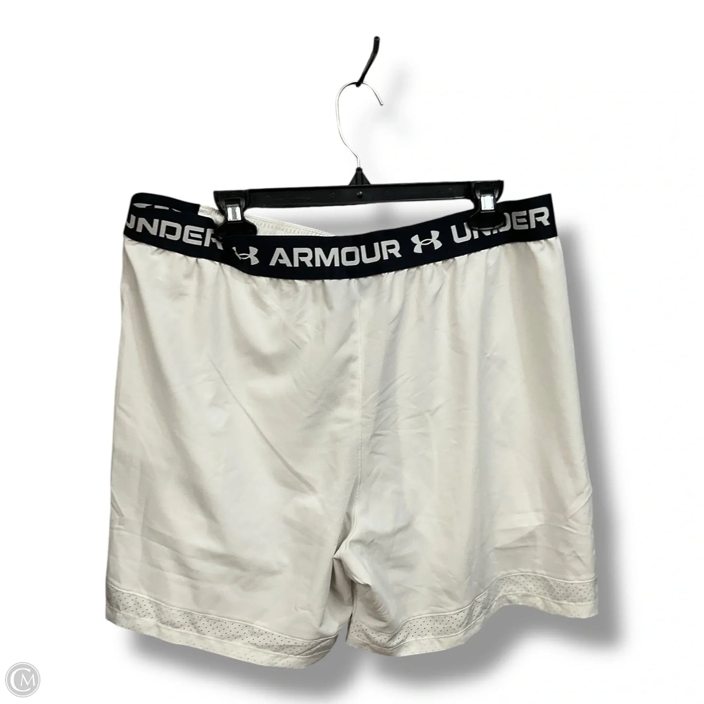Athletic Shorts By Under Armour In White, Size: Xl