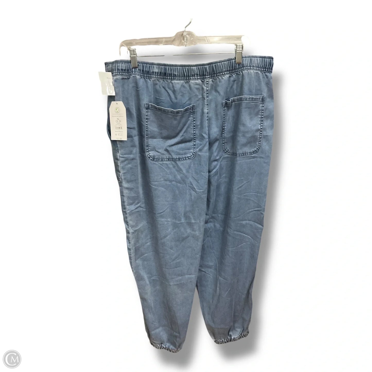 Pants Joggers By Time And Tru In Blue Denim, Size: 16