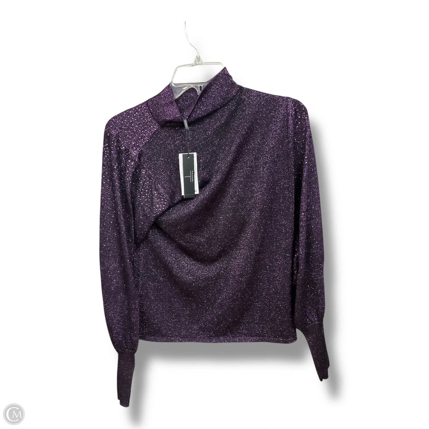 Top Sleeveless By Tahari In Purple, Size: L