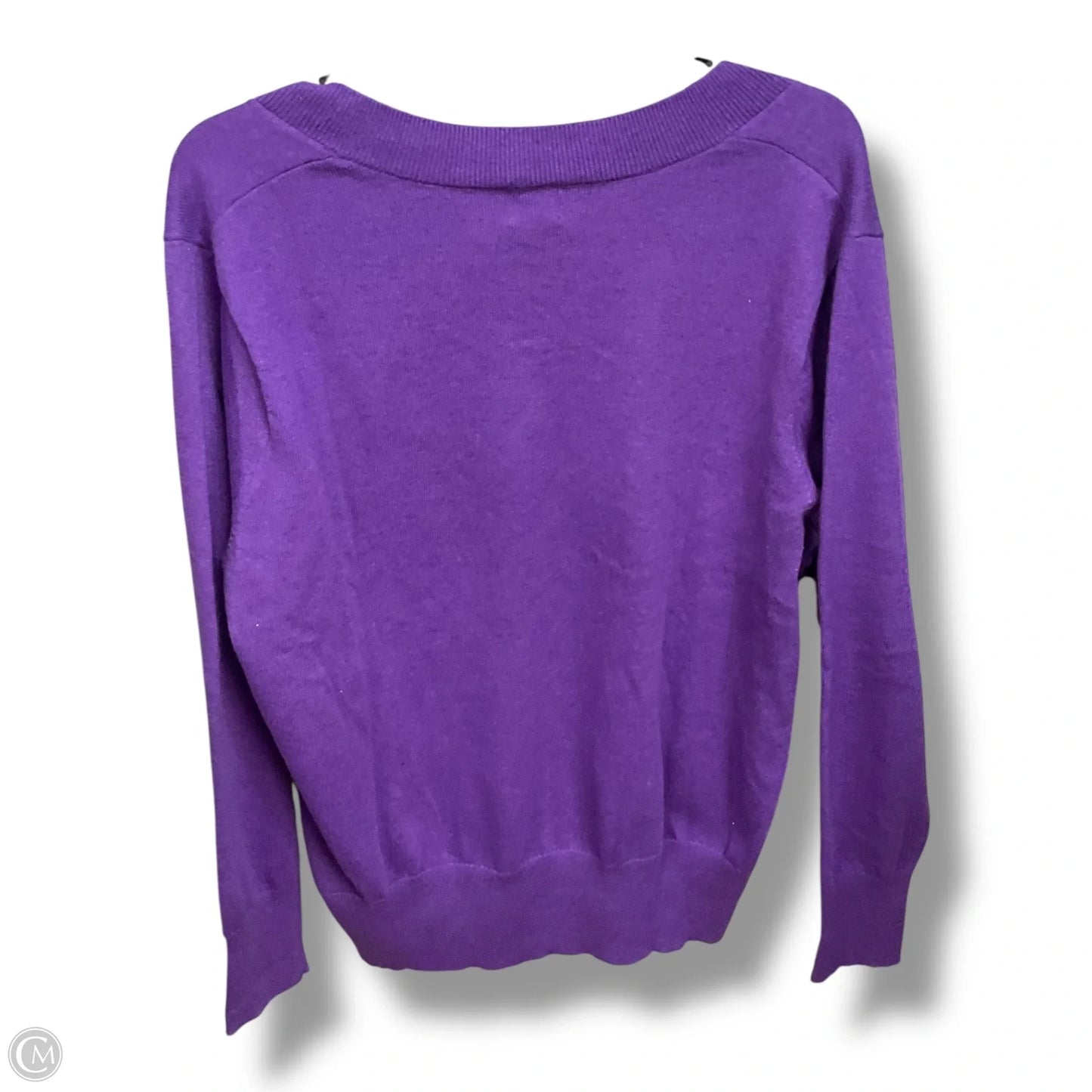 Top Long Sleeve By A New Day In Purple, Size: L